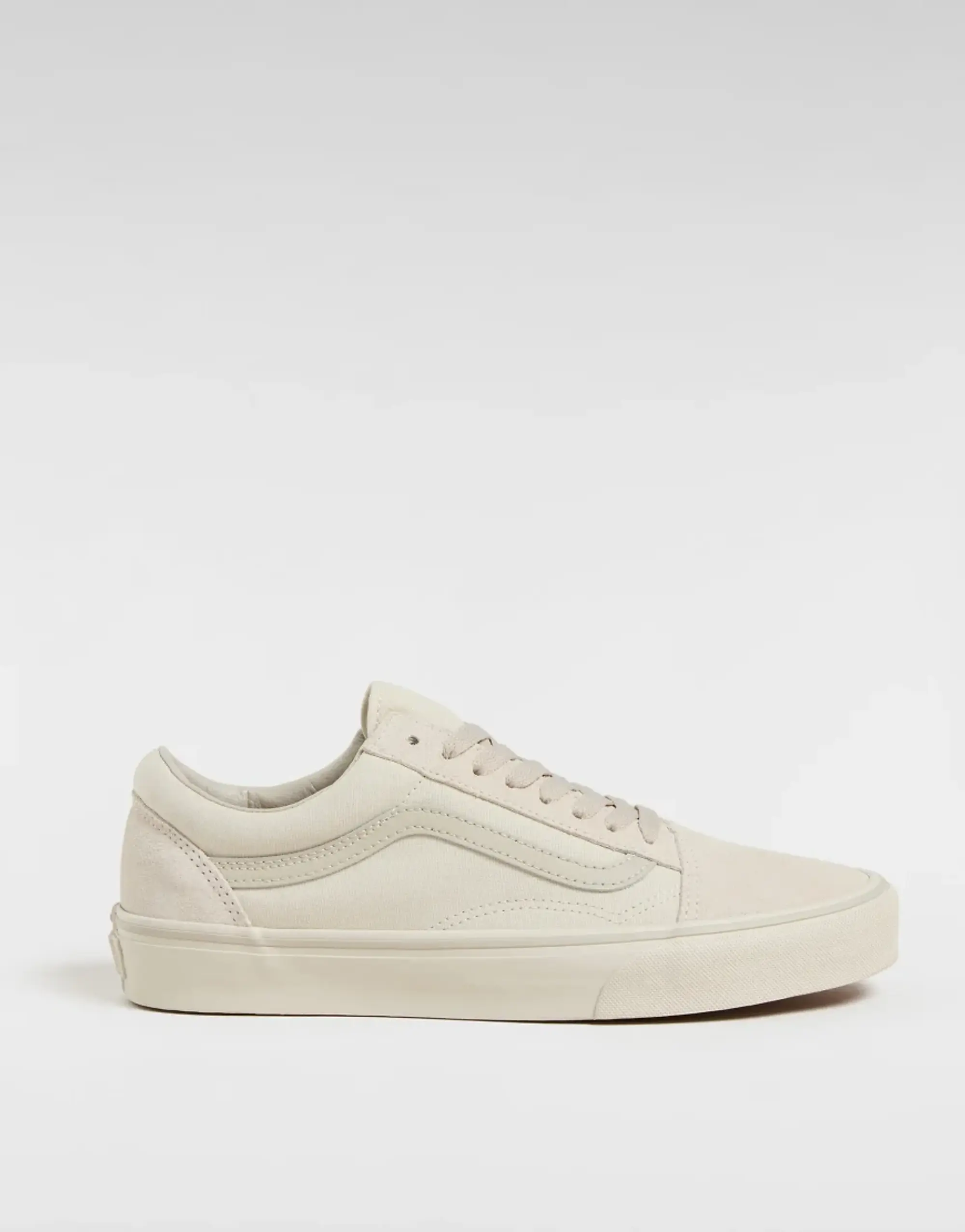 Vans Old Skool Trainers In Marshmallow-White