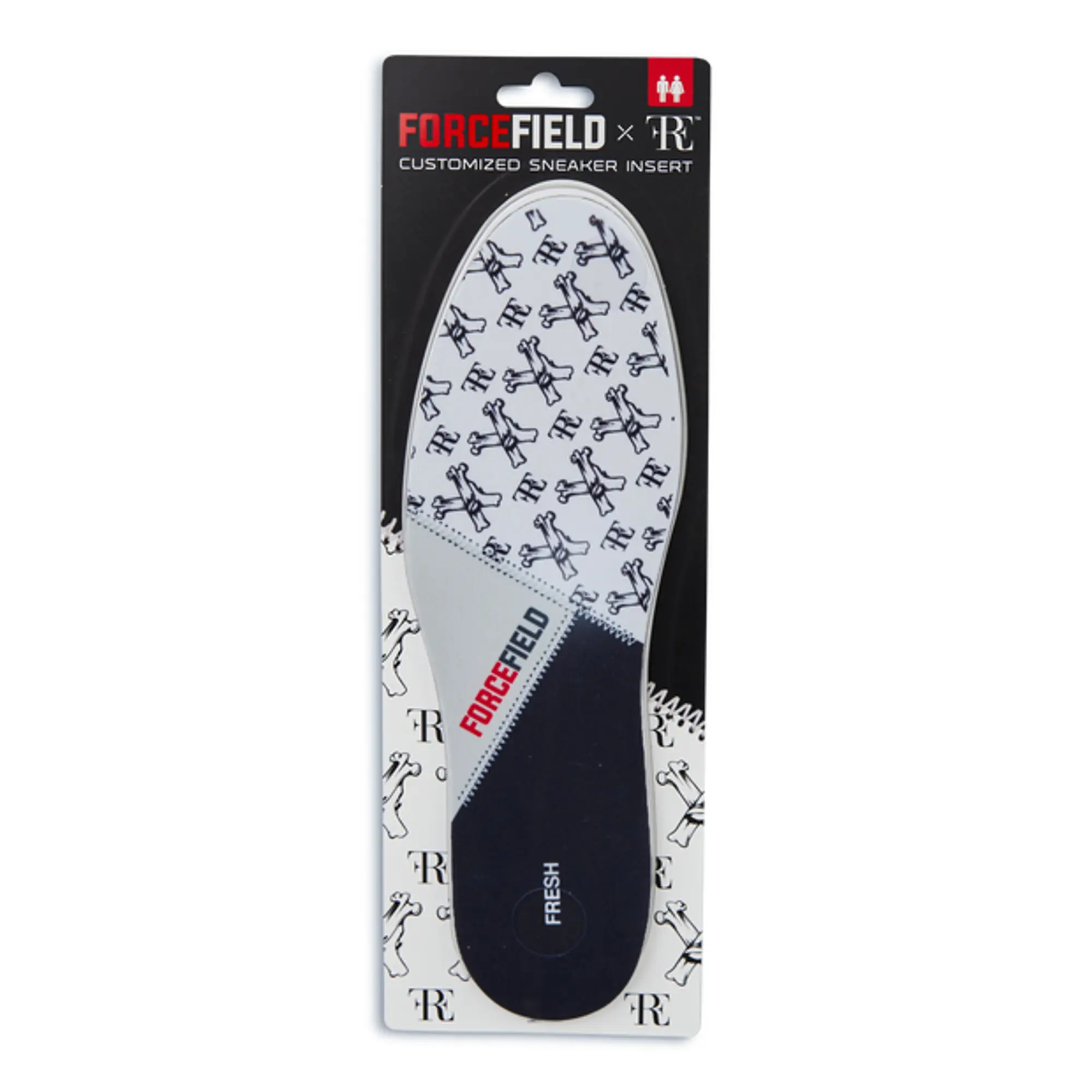 Forcefield X Fre Fot Drop Unisex Insoles - Black
