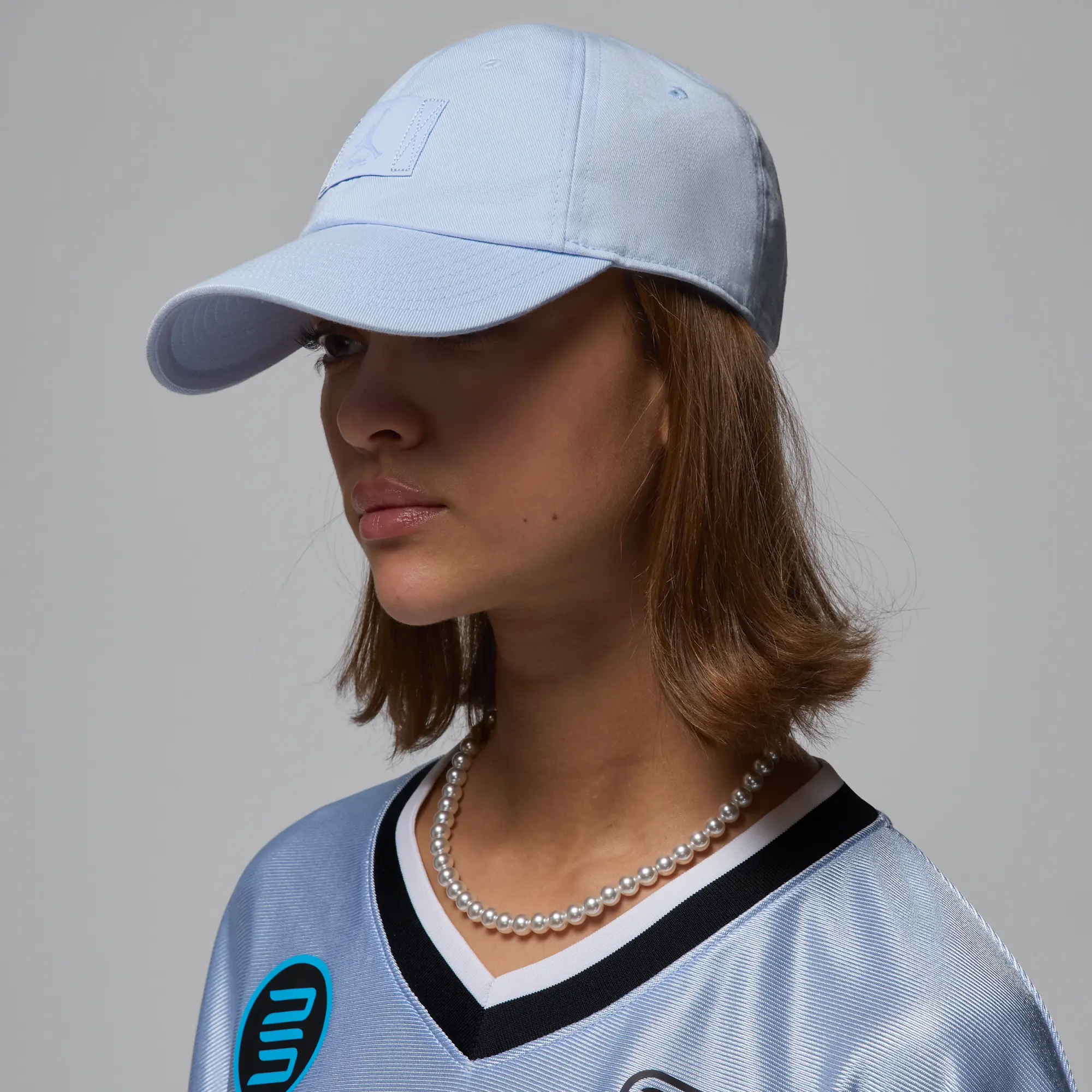 Nike Jordan Club Cap Adjustable Hat - Blue - Cotton