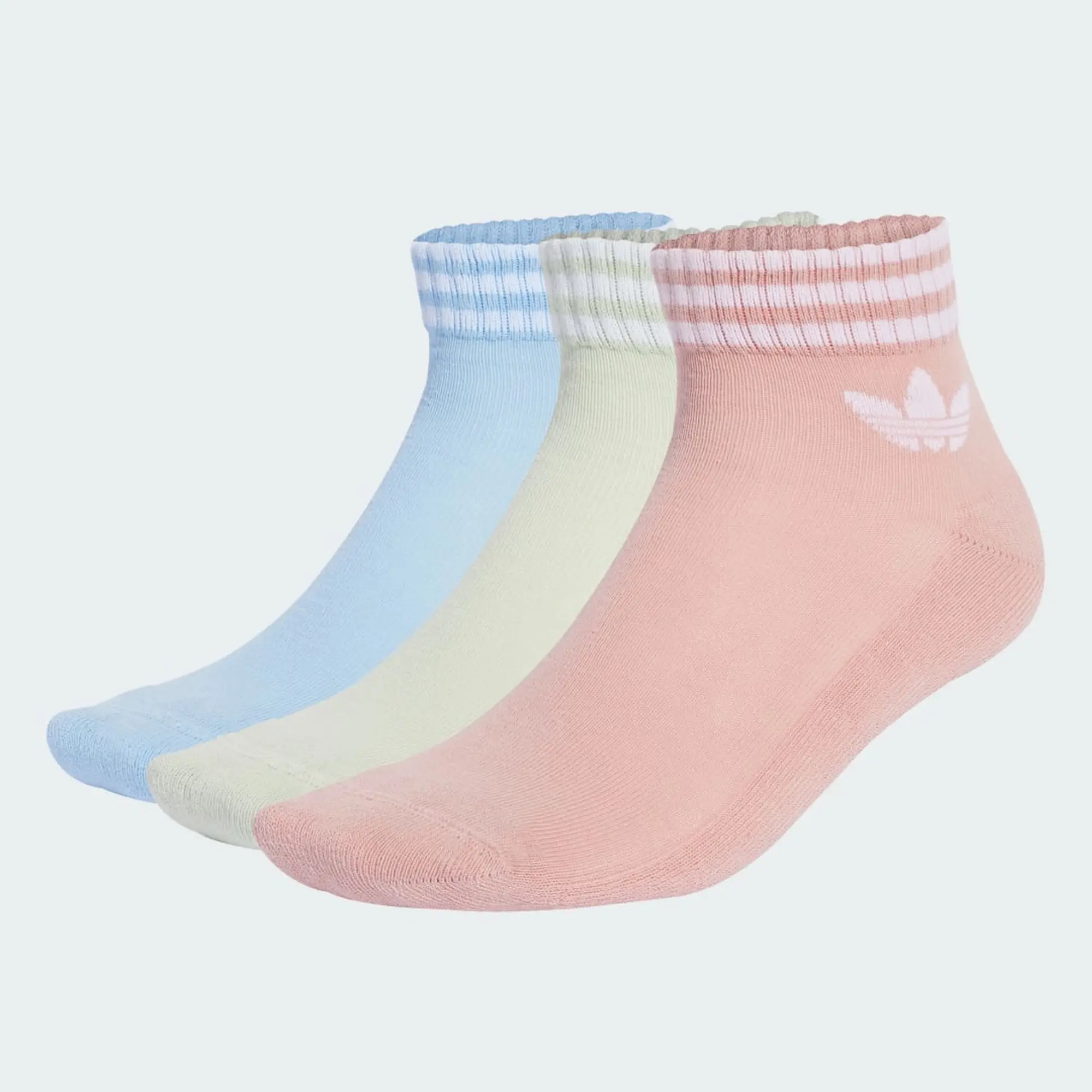 adidas 3-Stripes Ankle Socks 3 Pairs