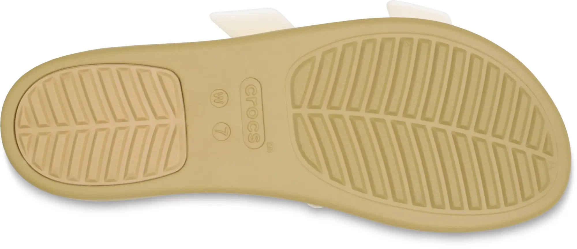 Crocs | Women | Brooklyn Buckle Low Low | Sandals | Chalk/Tan | 3