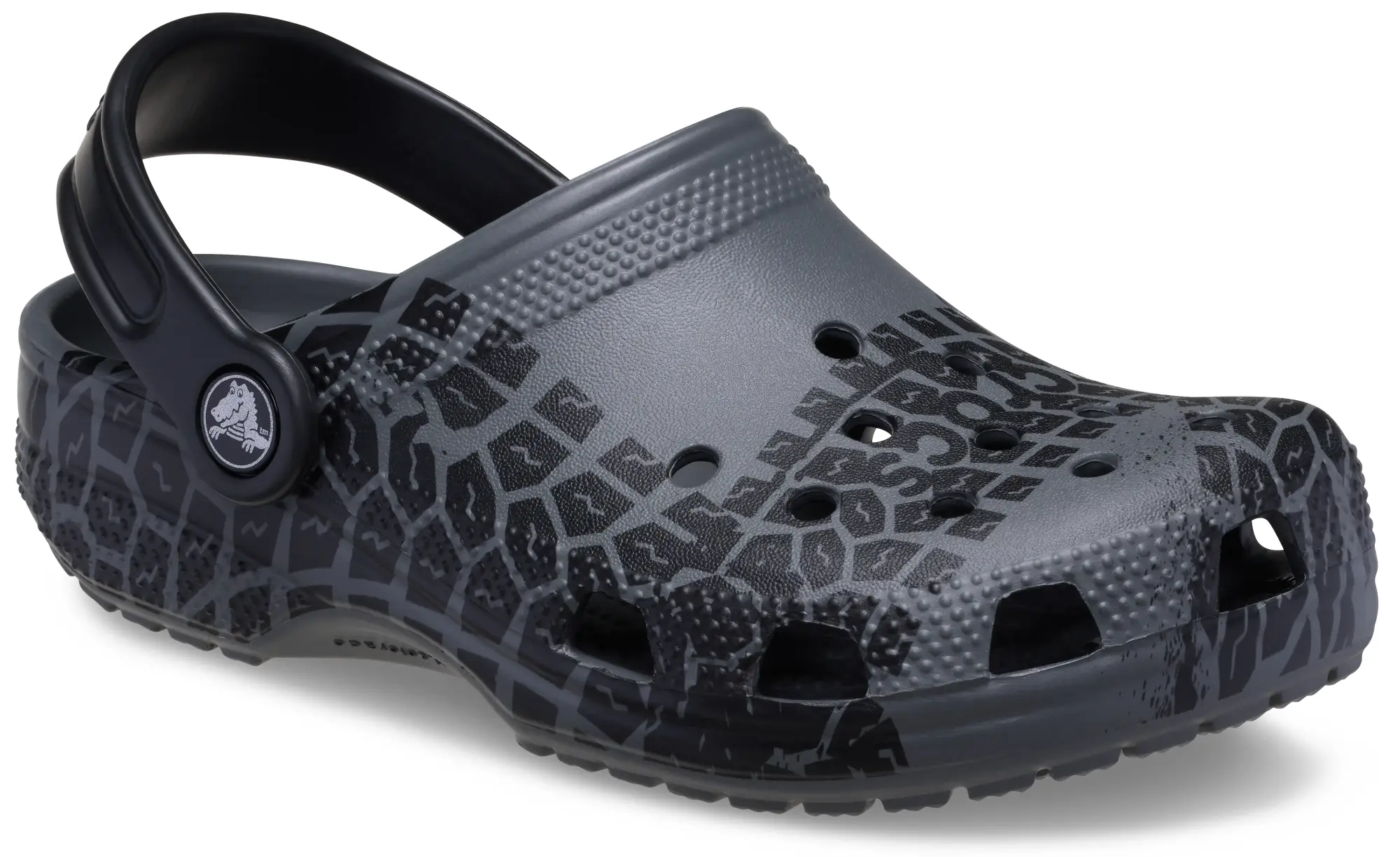 Crocs | Kids | Classic Tire Print | Clogs | Slate Grey | C11
