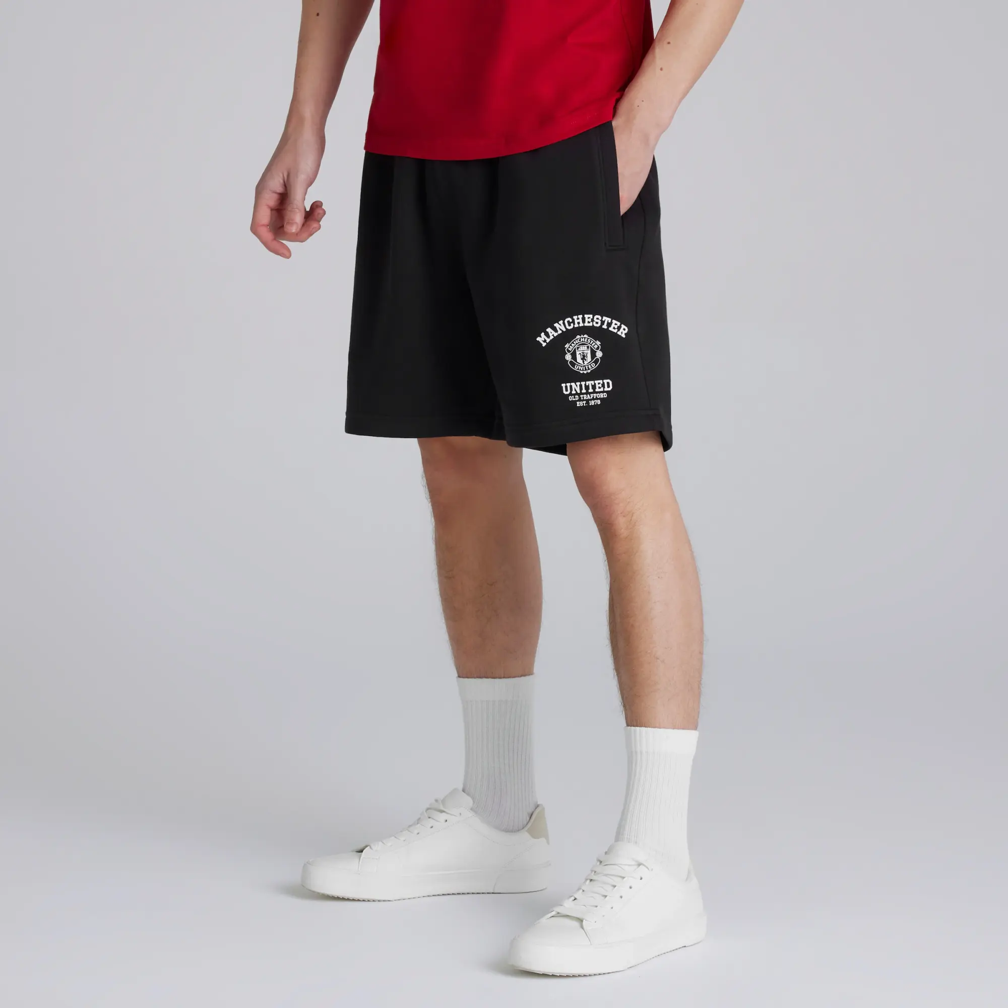 Manchester United Varsity Shorts Black