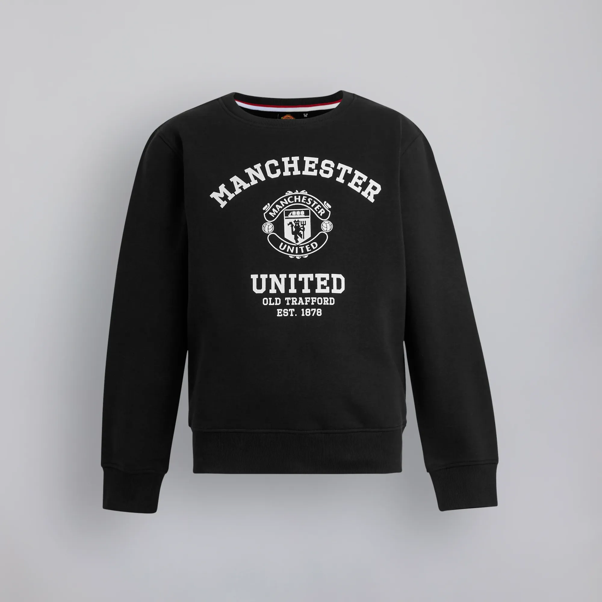 Manchester United Kids Varsity Sweatshirt Black