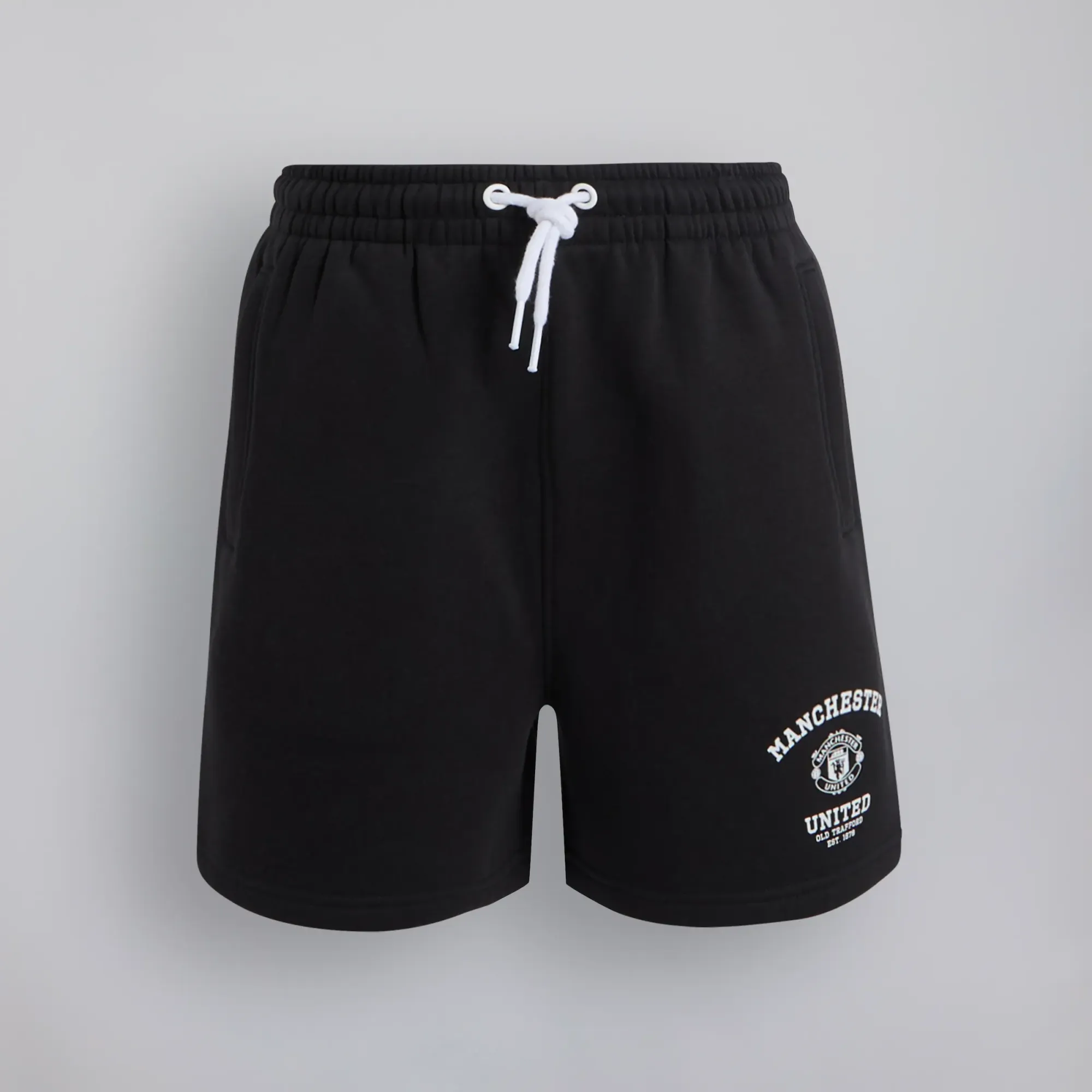 Manchester United Kids Varsity Shorts Black