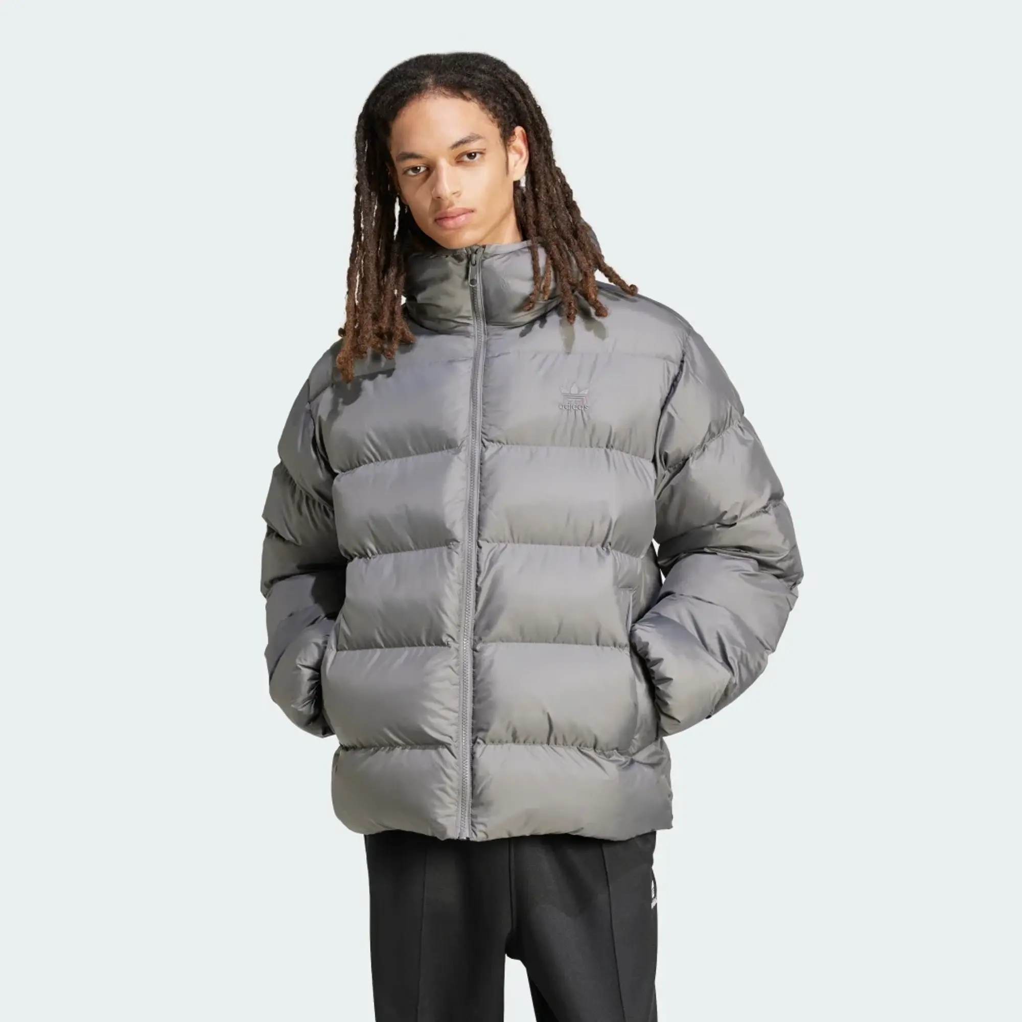 Adidas Commercial Men Jackets - Grey