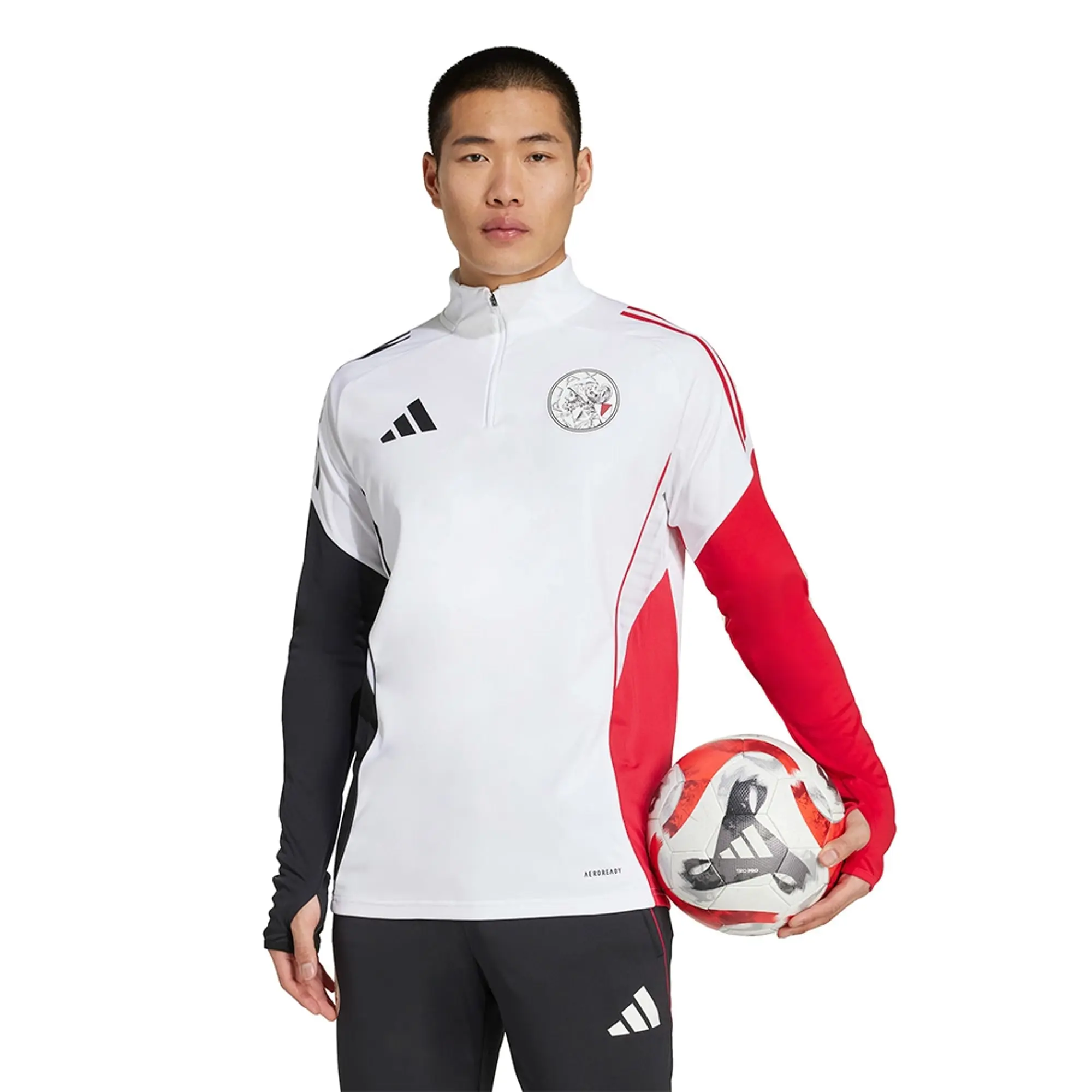 Adidas Ajax Amsterdam Tiro 25 Competition Half Zip Sweatshirt