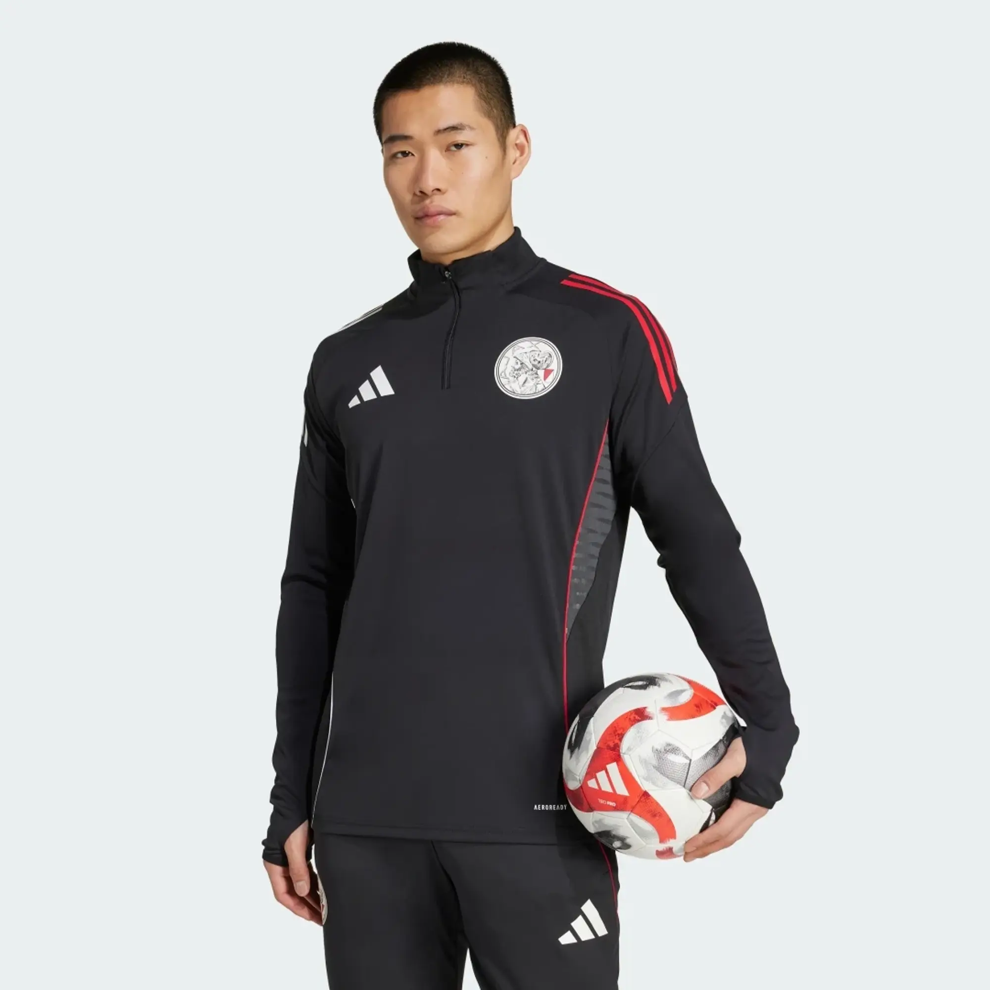 Adidas Ajax Amsterdam Tiro 25 Competition Half Zip Sweatshirt