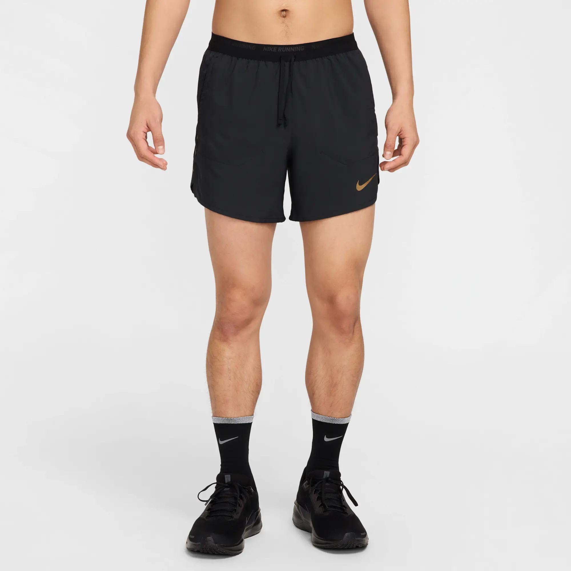 Nike x Jakob Men's Dri-FIT 12.5cm (approx.) Brief-Lined Running Shorts - Black - Sustainable Materials