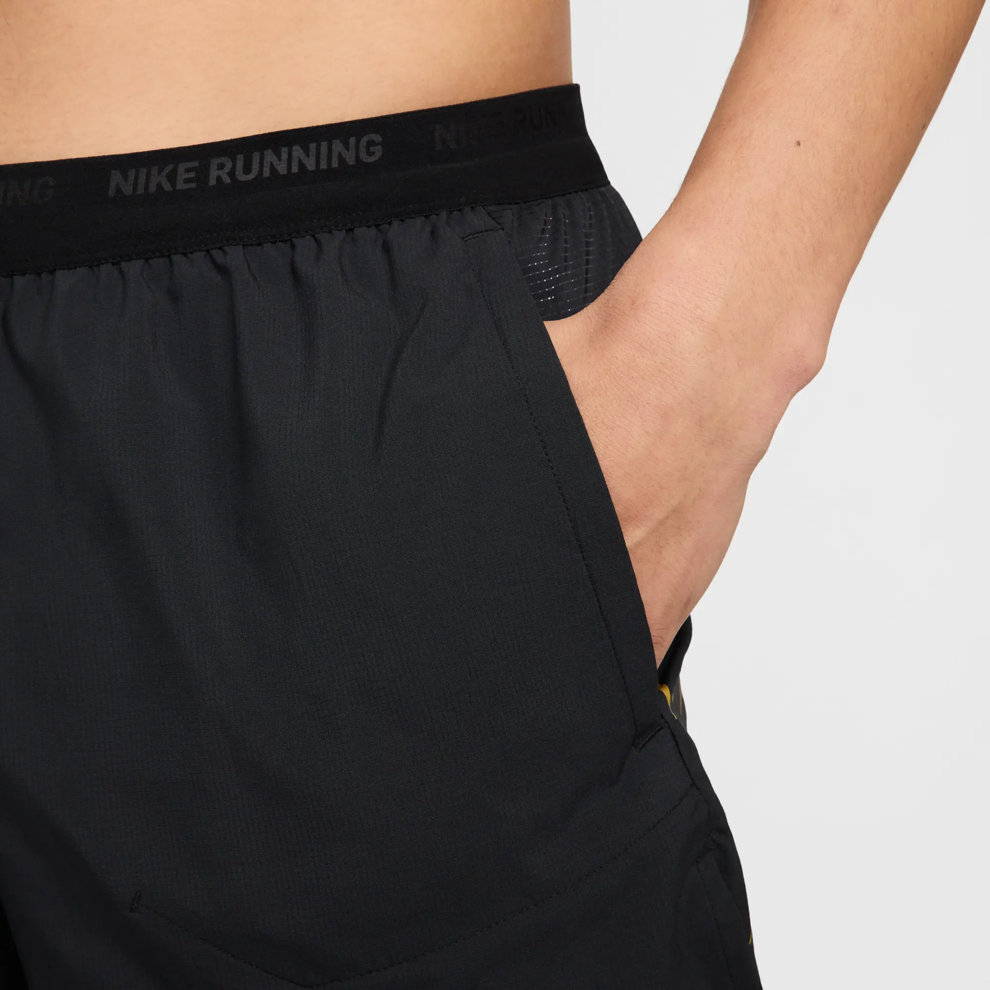 Nike x Jakob Men's Dri-FIT 12.5cm (approx.) Brief-Lined Running Shorts - Black - Sustainable Materials