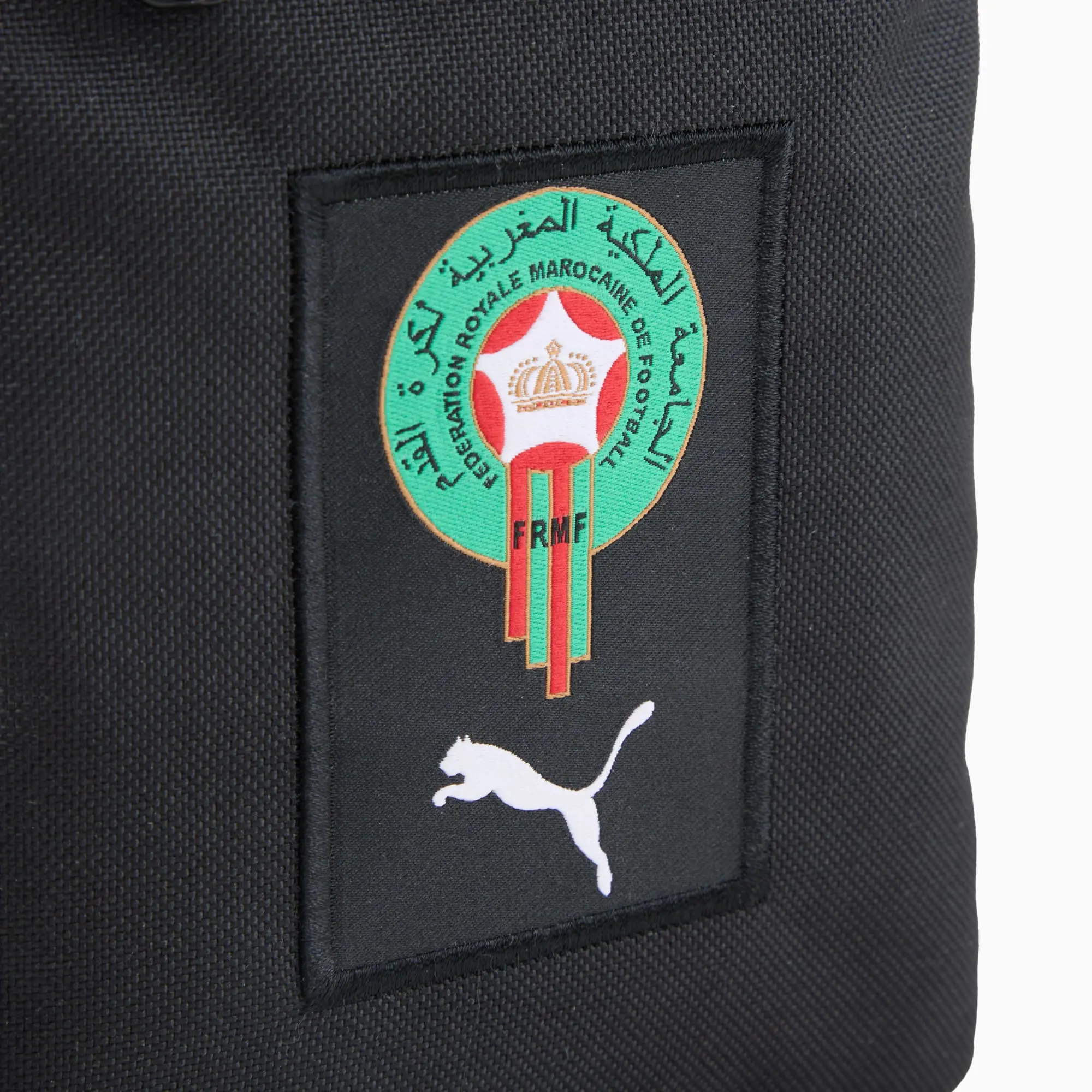 PUMA Morocco Fan 0.1L Crossbody Bag, Black/Power Green