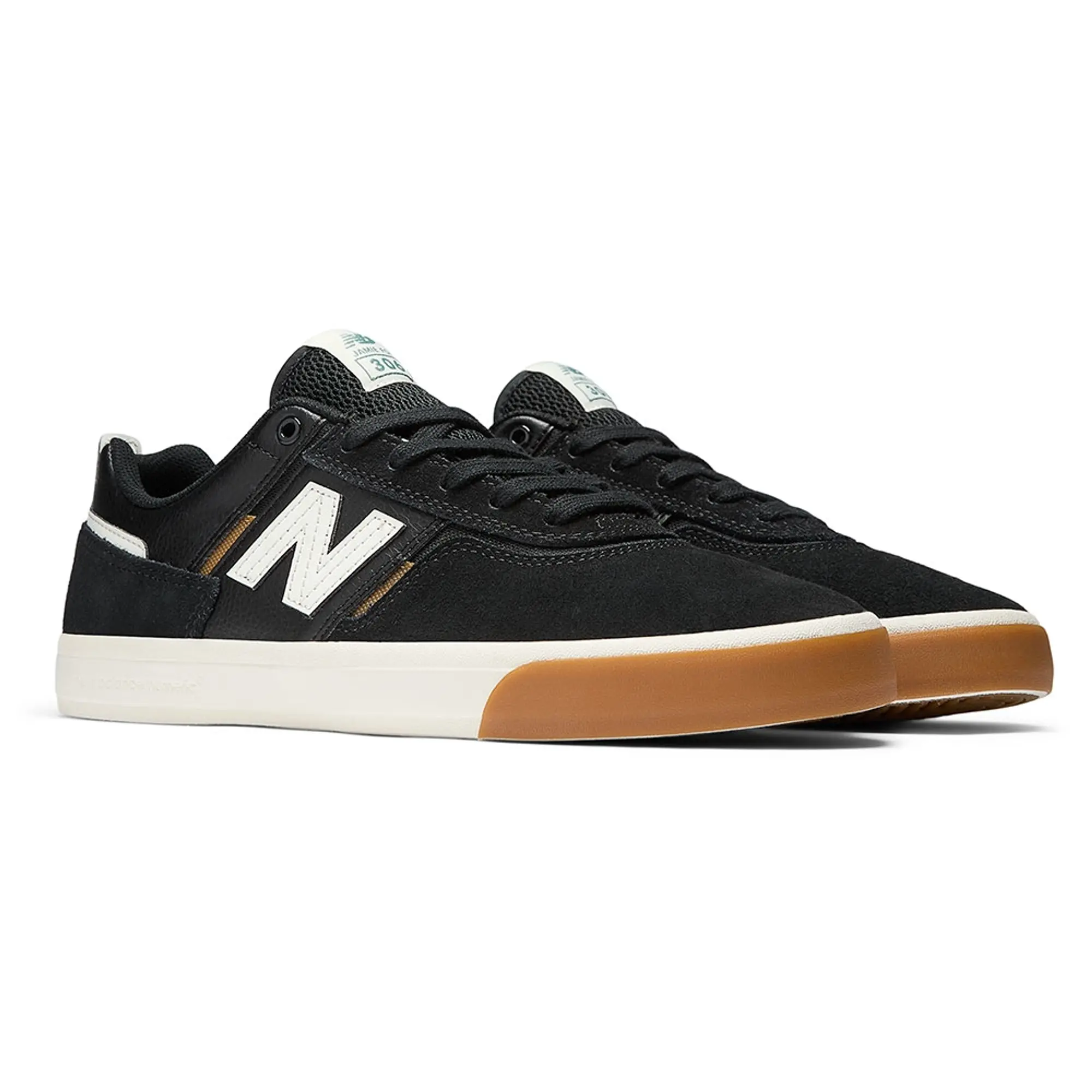 New Balance Men's NB Numeric Jamie Foy 306 in Black/White Suede/Mesh