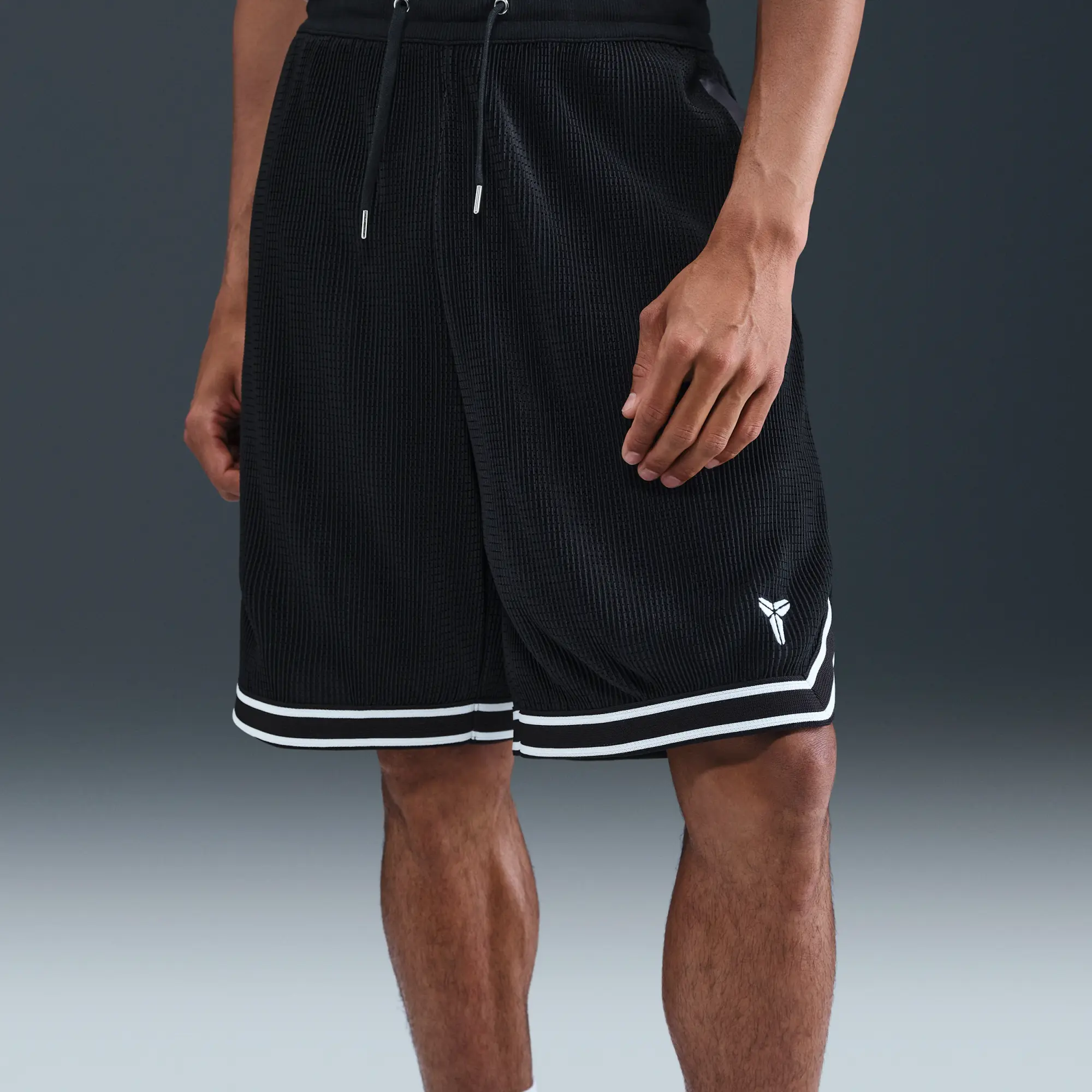 Nike Kobe Men's Pleated Basketball Shorts - Black - Polyester