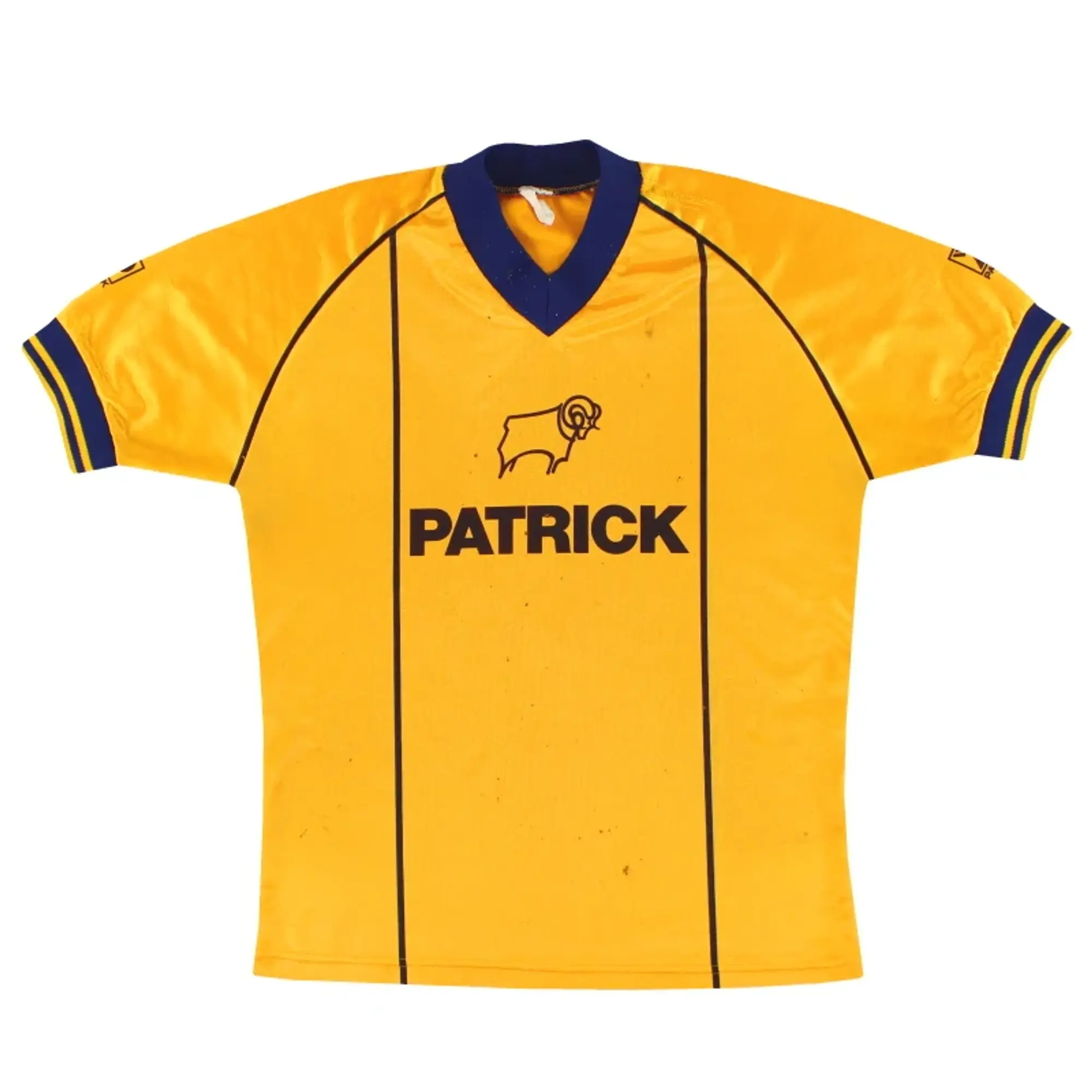 1981-84 Derby County Patrick Away Shirt S - Derby County / Fair / Small