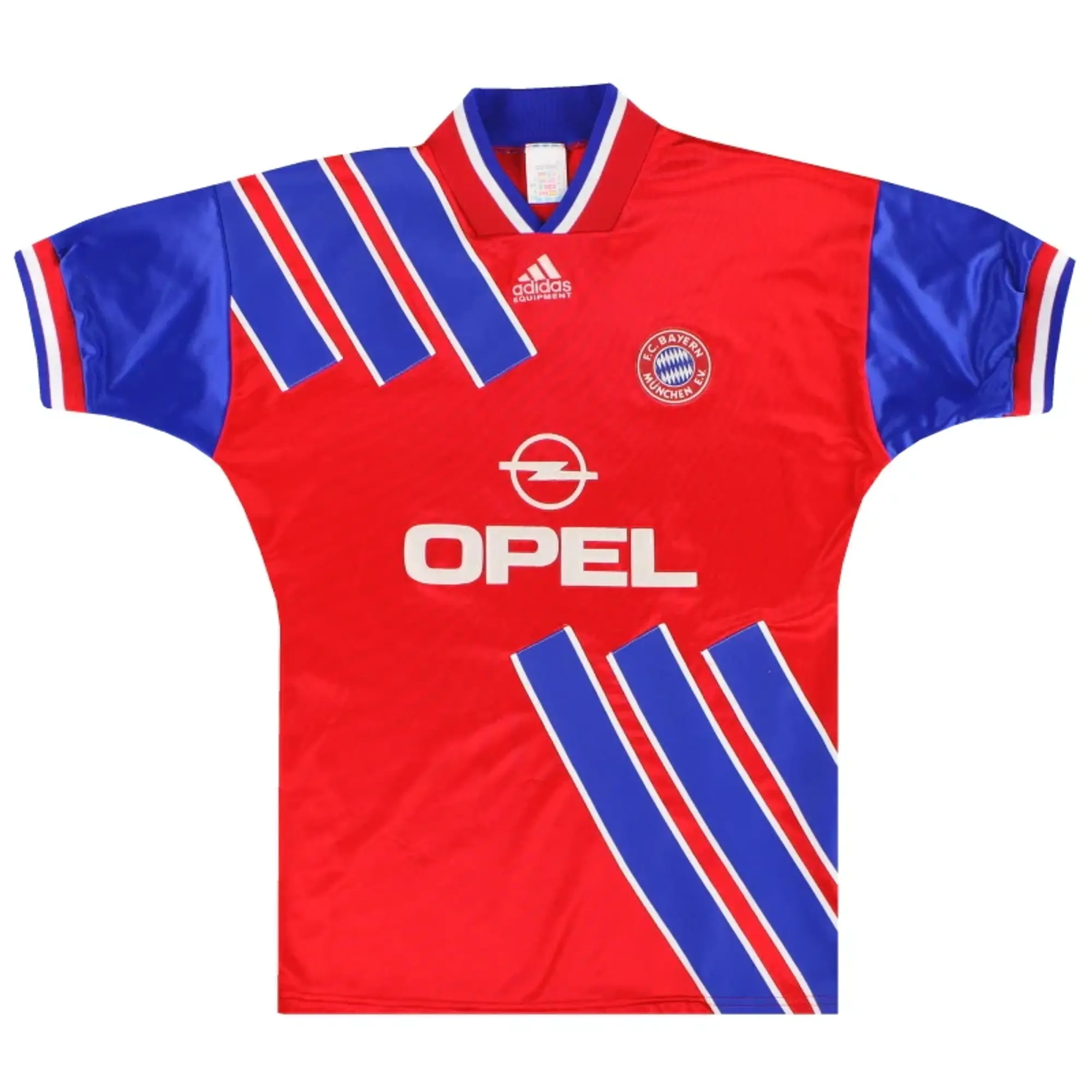 1993-95 Bayern Munich adidas Home Shirt #9 S - Bayern Munich / Very Good / Small
