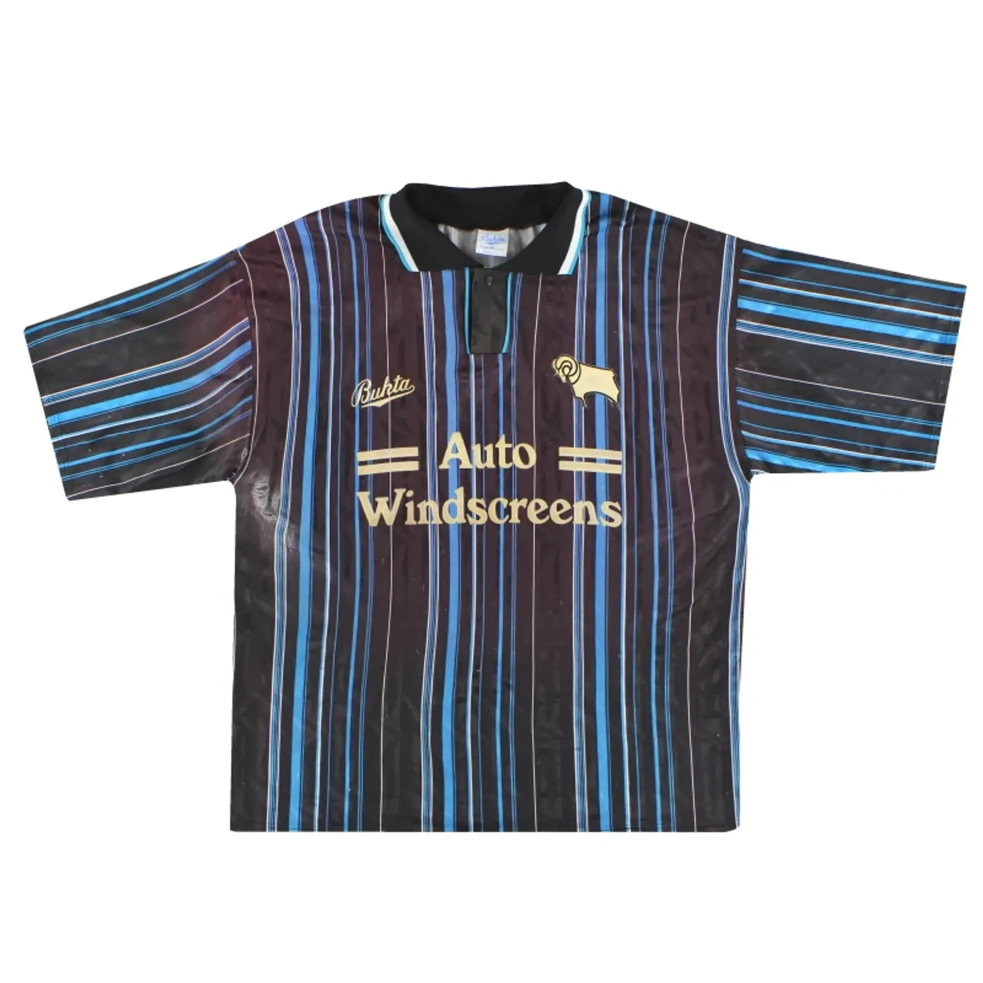 1993-95 Derby County Bukta Away Shirt L - Derby County / Fair / Large