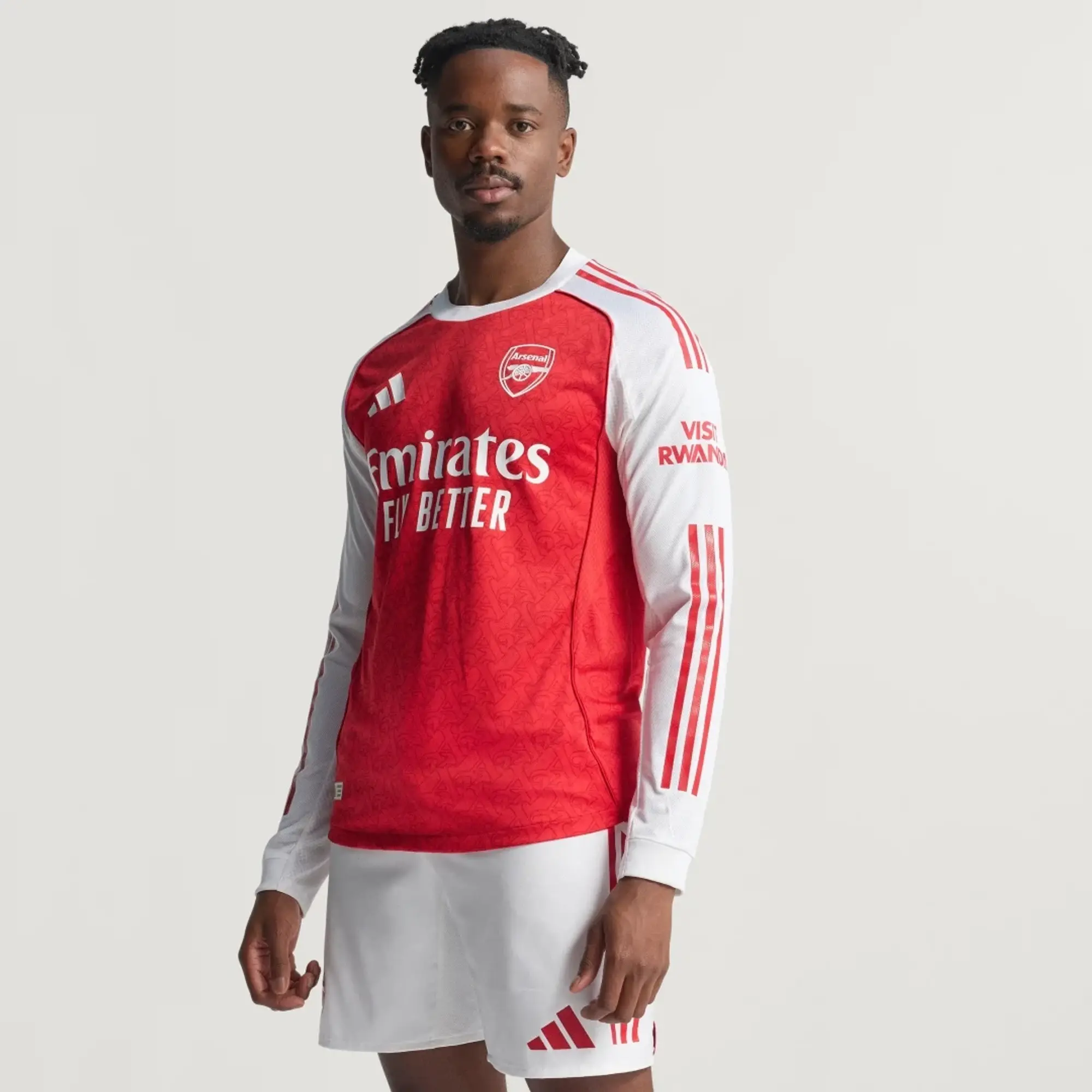 adidas Arsenal 25/26 Long Sleeve Home Authentic Jersey