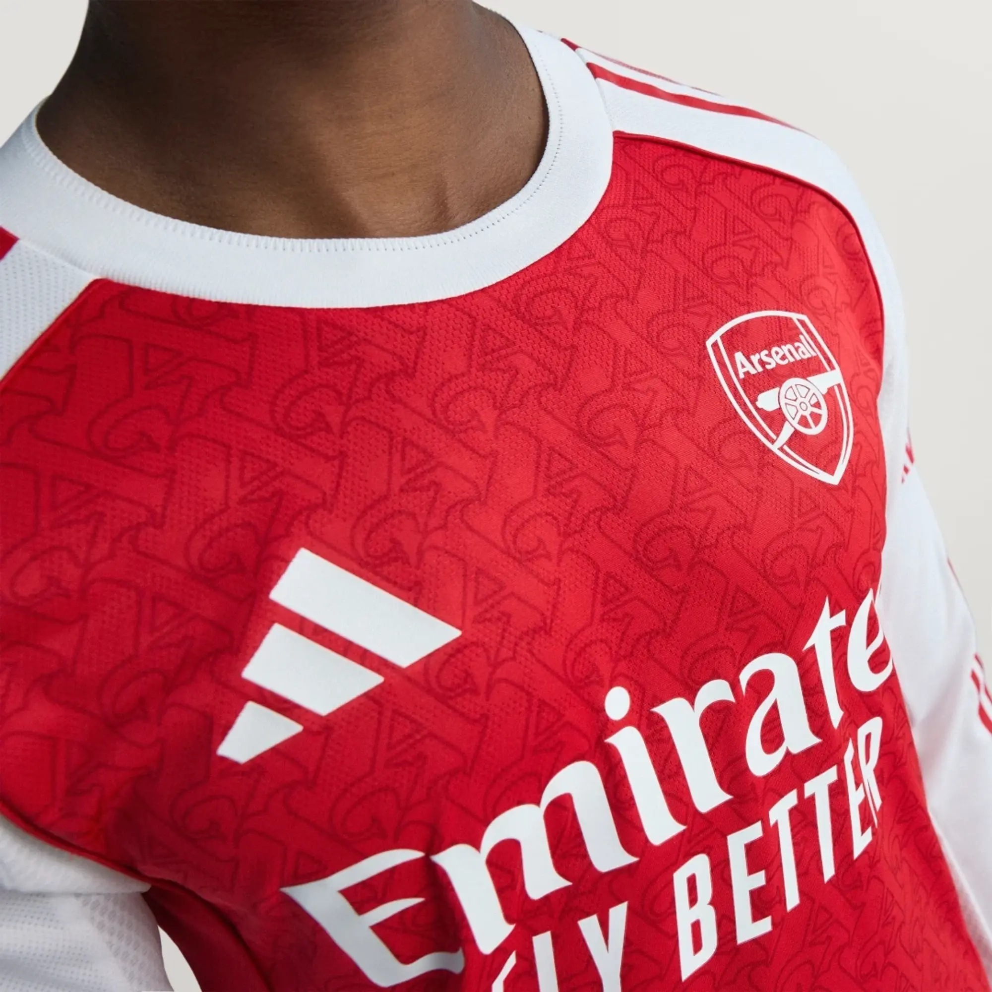 adidas Arsenal 25/26 Long Sleeve Home Authentic Jersey