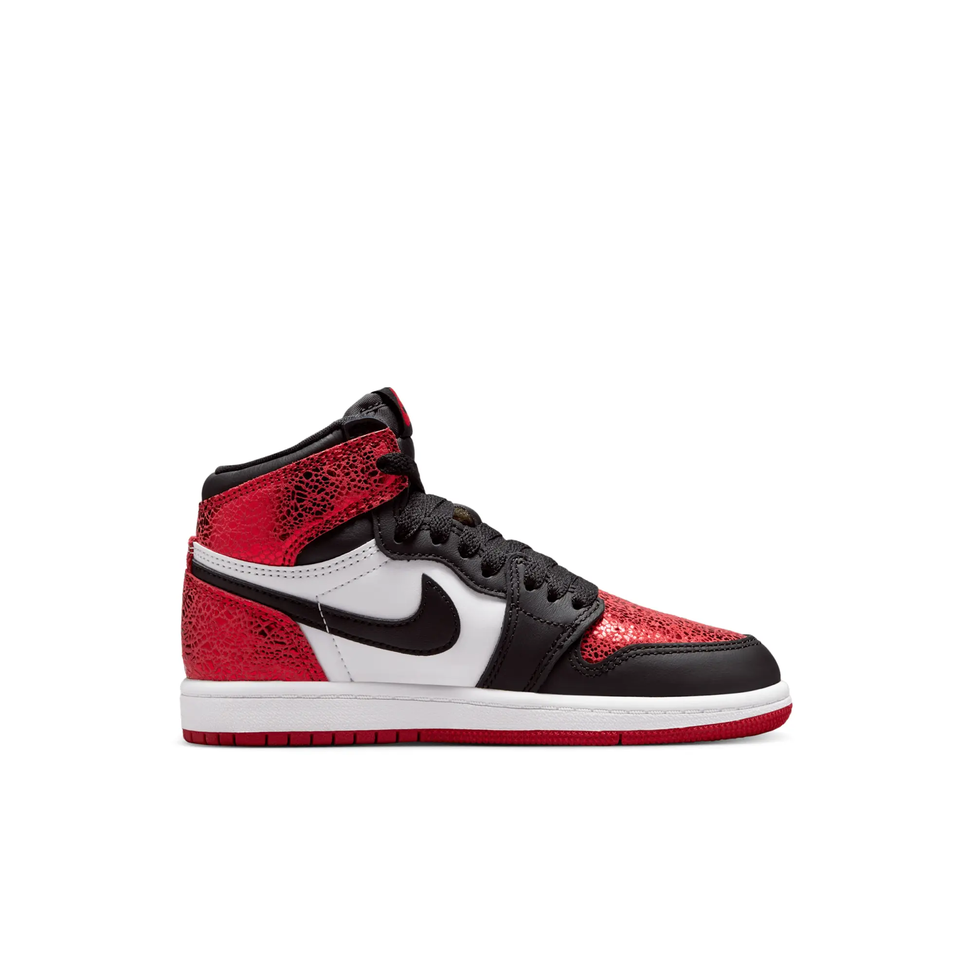 Nike Jordan 1 Retro High OG Younger Kids' Shoes - Red