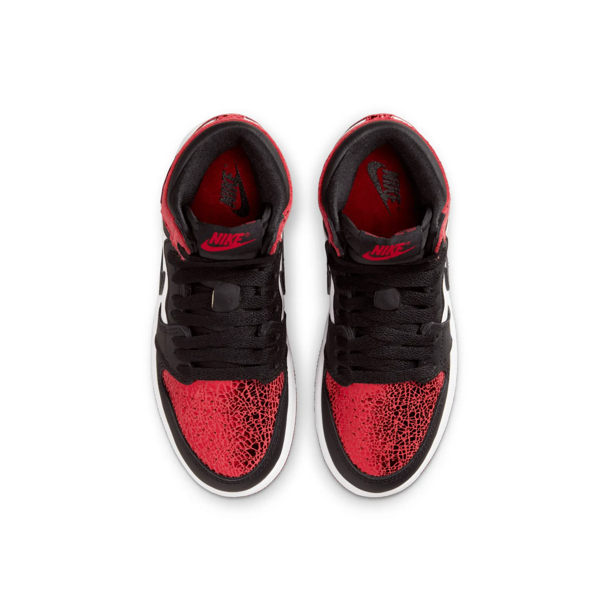 Nike Jordan 1 Retro High OG Younger Kids' Shoes - Red