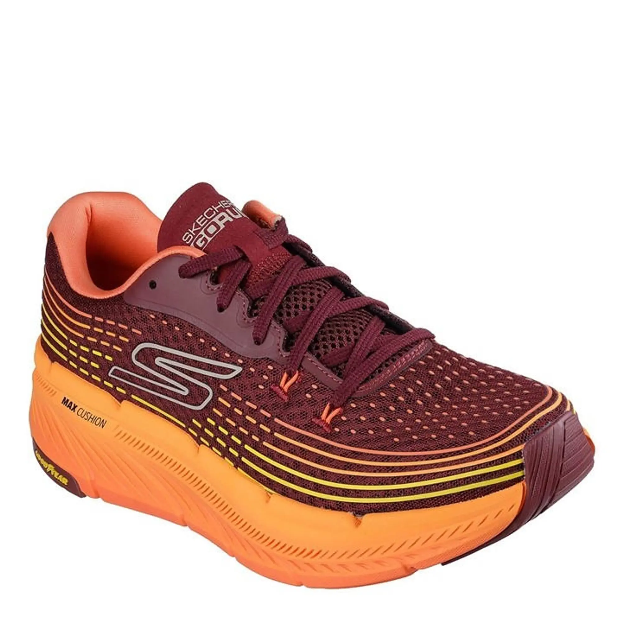Skechers Men's Max Cushioning Premier 2.0 - Vivid 2.0 Sneaker in Burgundy