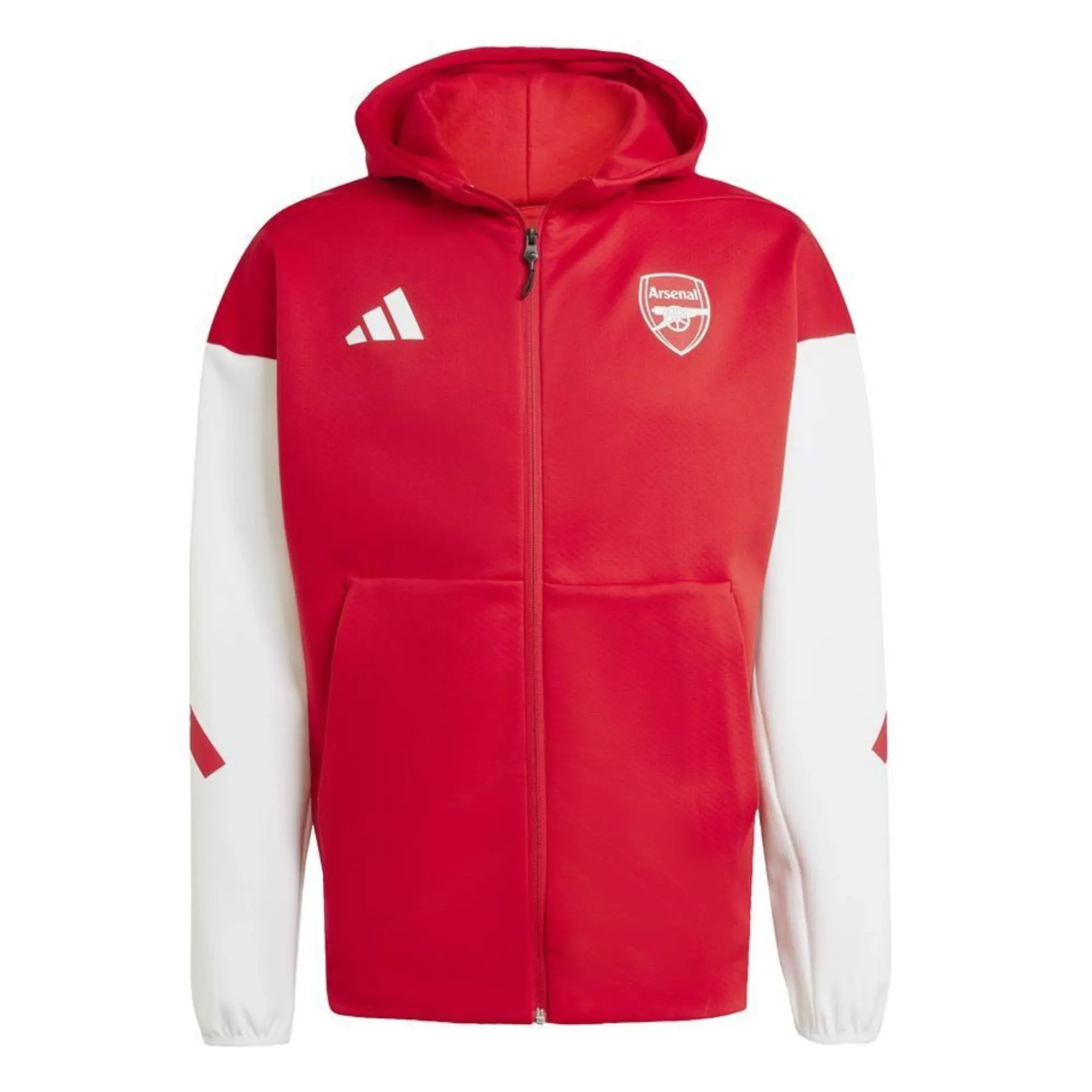 Arsenal Jacket Anthem - Better Scarlet/White - ['White', 'Red']