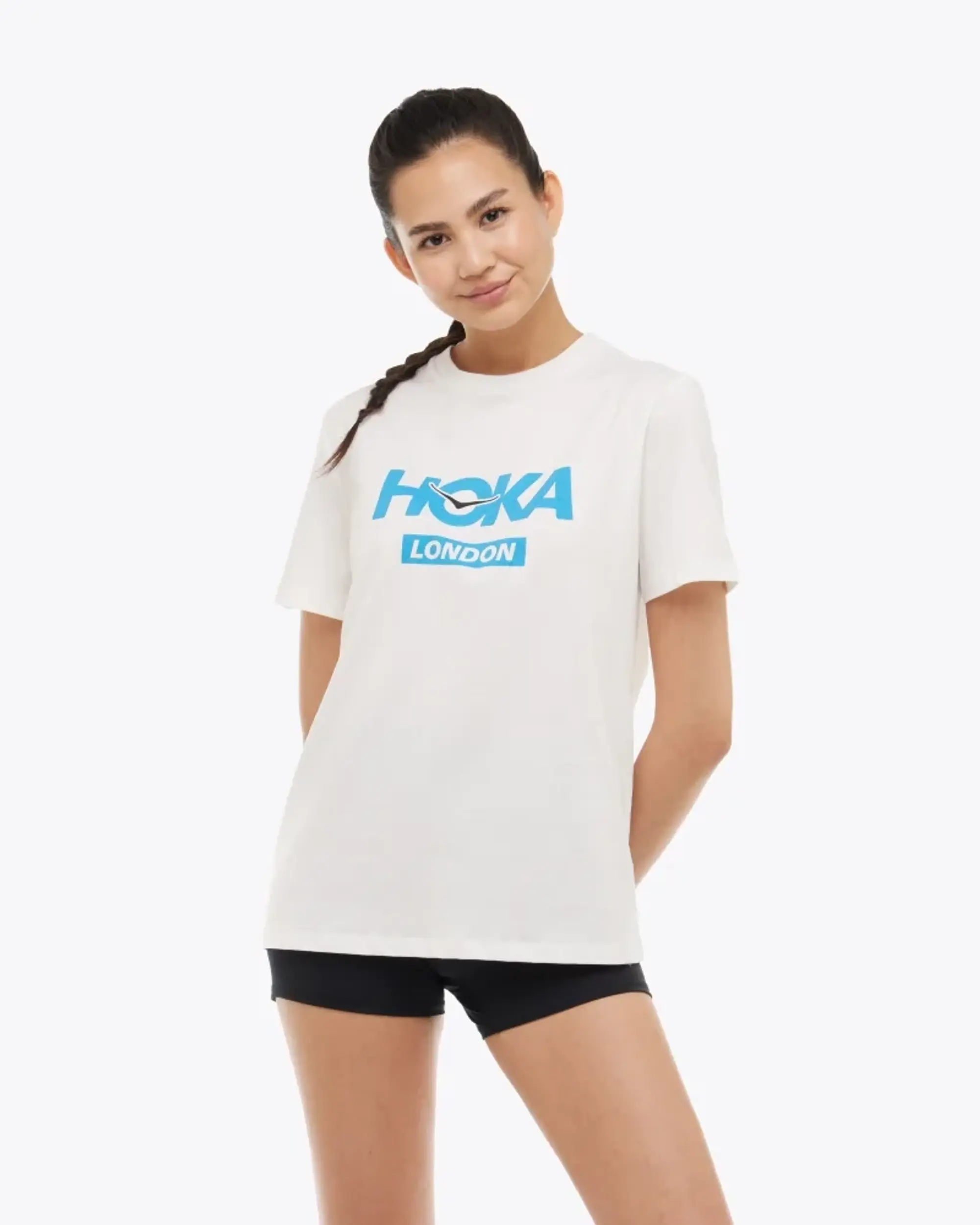 Hoka Women's London City T-Shirt In White
