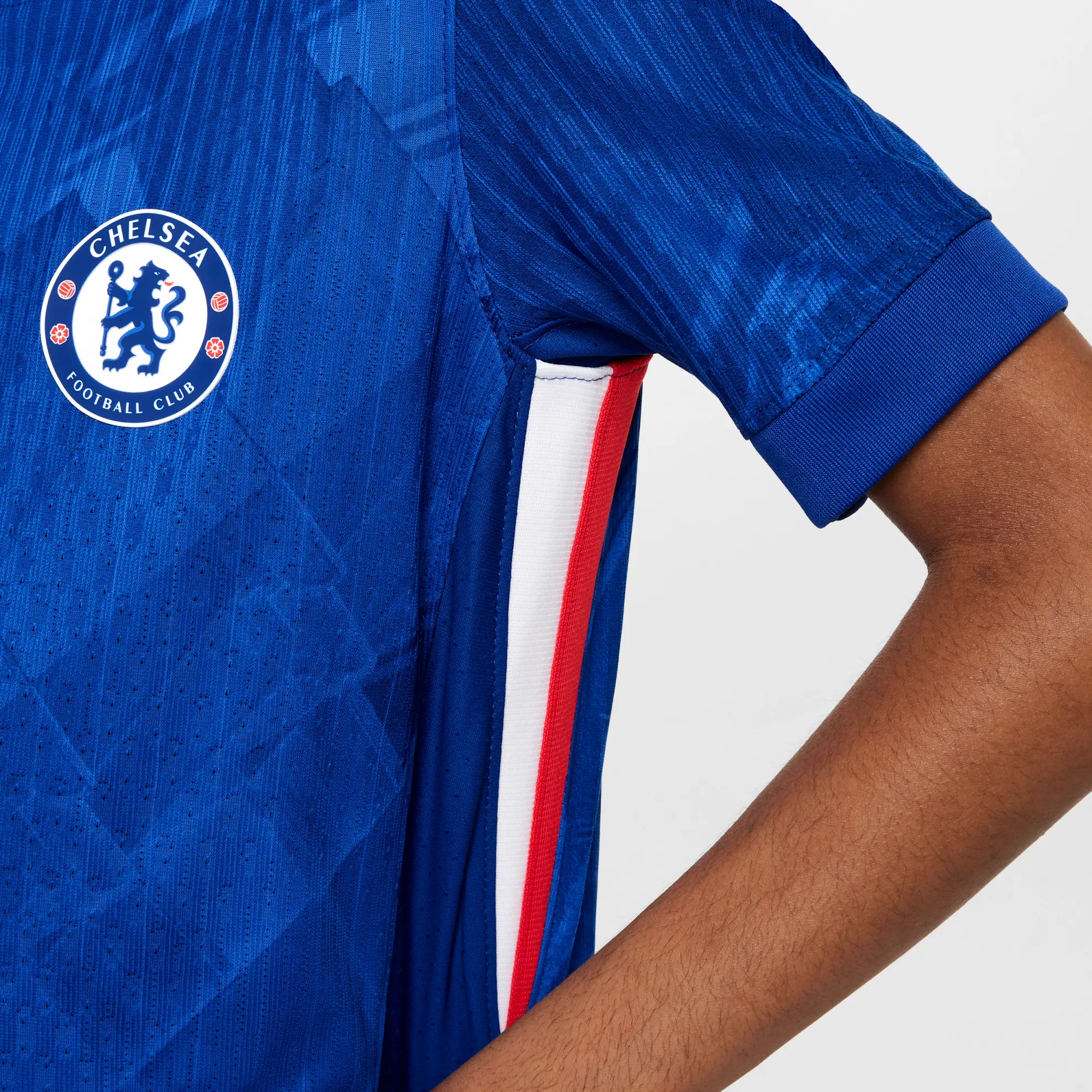 Chelsea F.C. 2025/26 Match Home Older Kids' Nike Dri-FIT ADV Football Authentic Shirt - Blue - Sustainable Materials