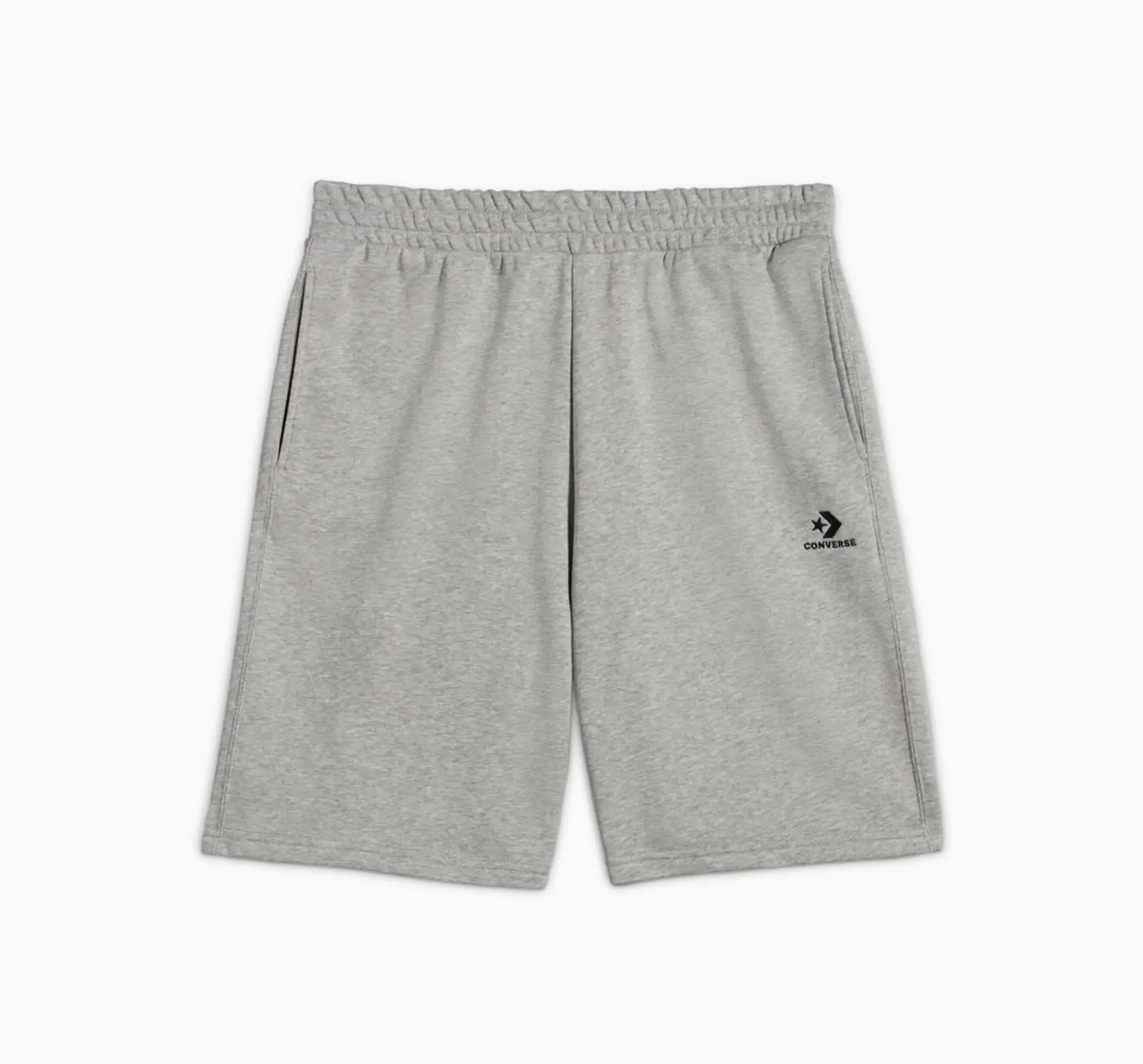 Converse Converse Go-To Embroidered Star Chevron Standard-Fit Fleece Short - Grey