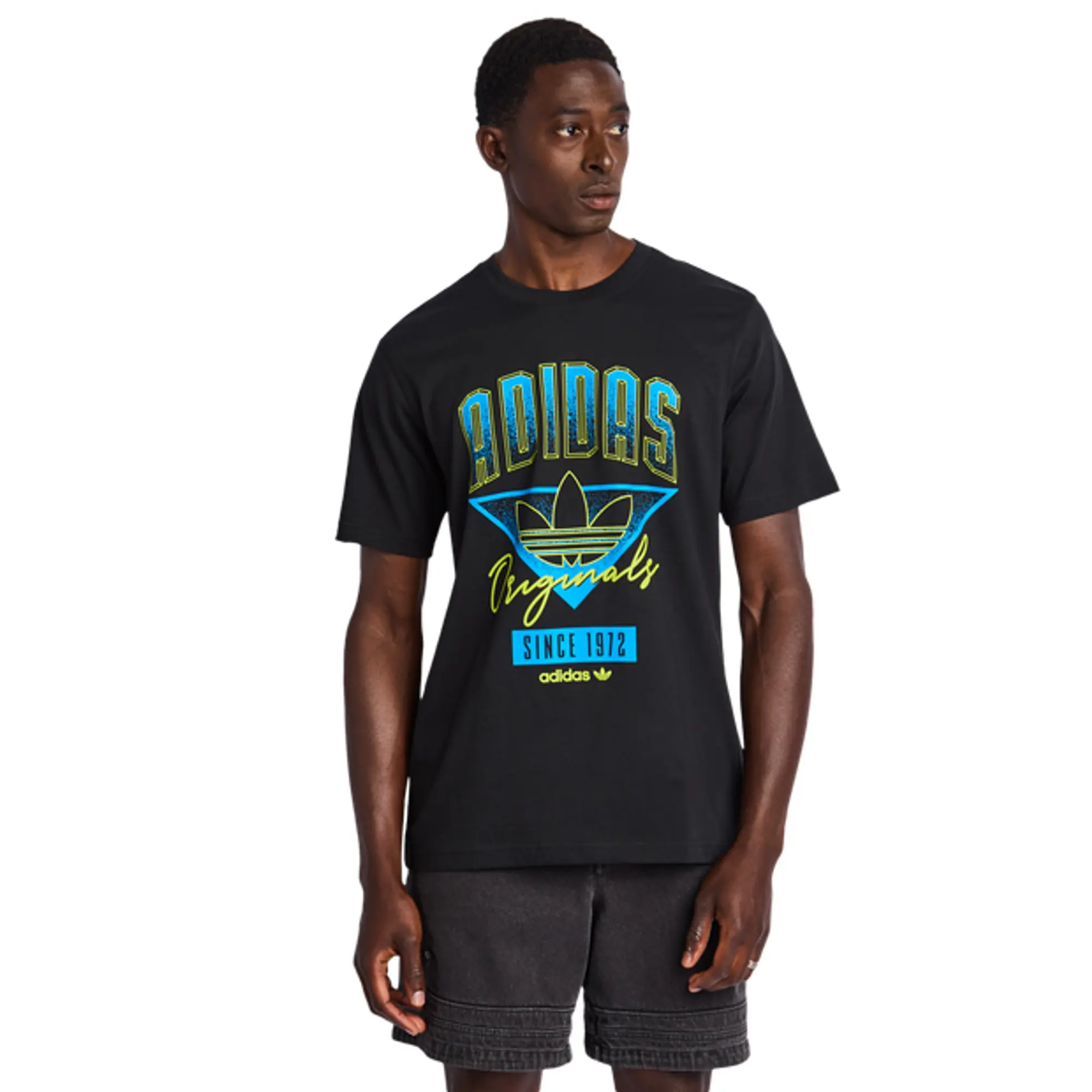 Adidas Graphics Men T-Shirts - Black