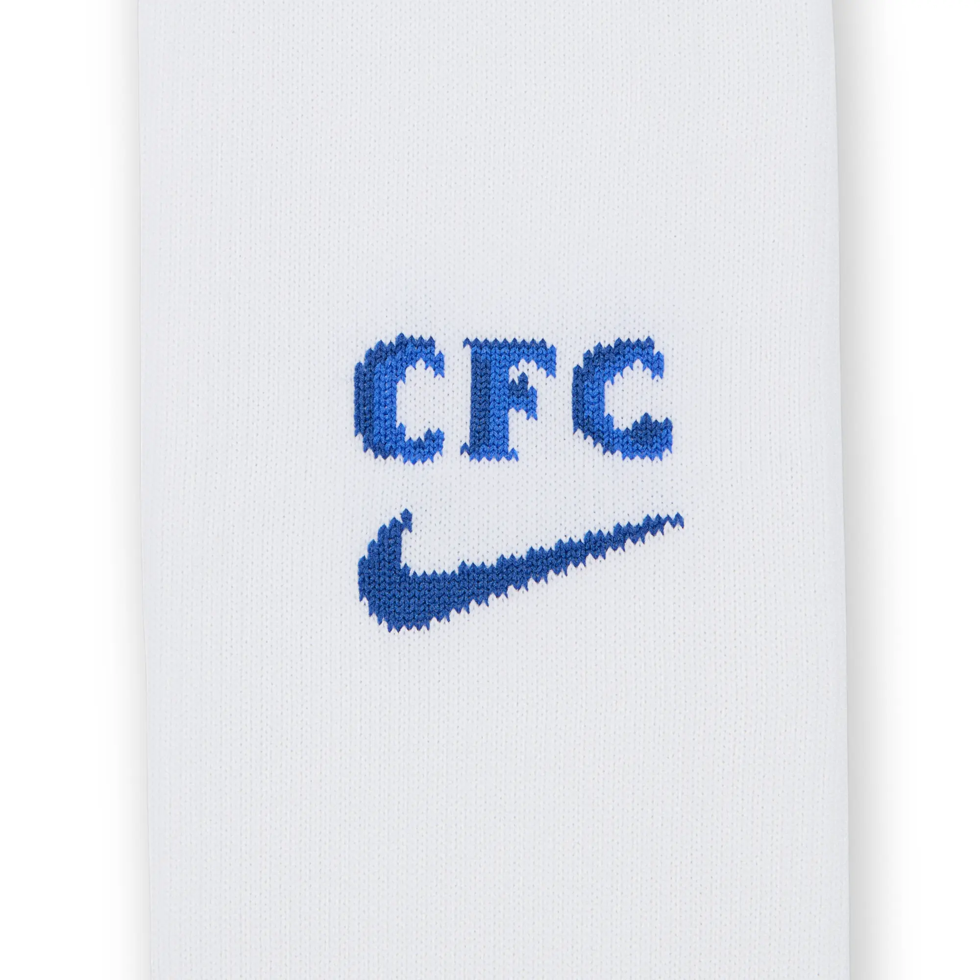 Chelsea F.C. Strike Home Nike Dri-FIT Football Knee-High Socks - White