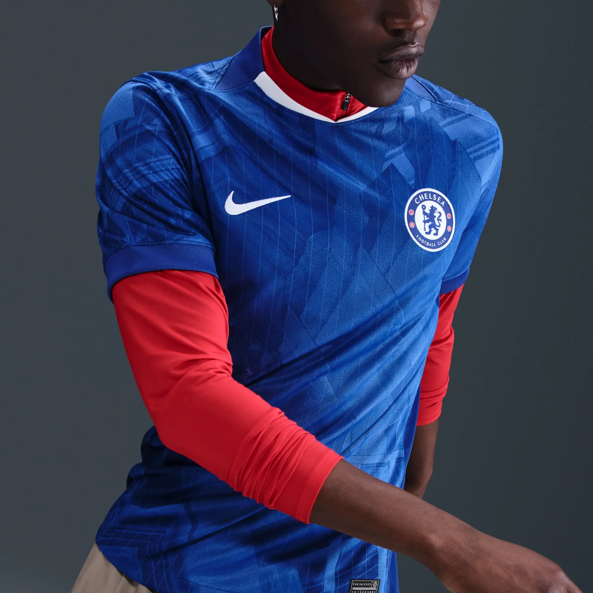 Chelsea F.C. 2025/26 Stadium Home Men's Nike Dri-FIT Football Replica Shirt - Blue - Polyester