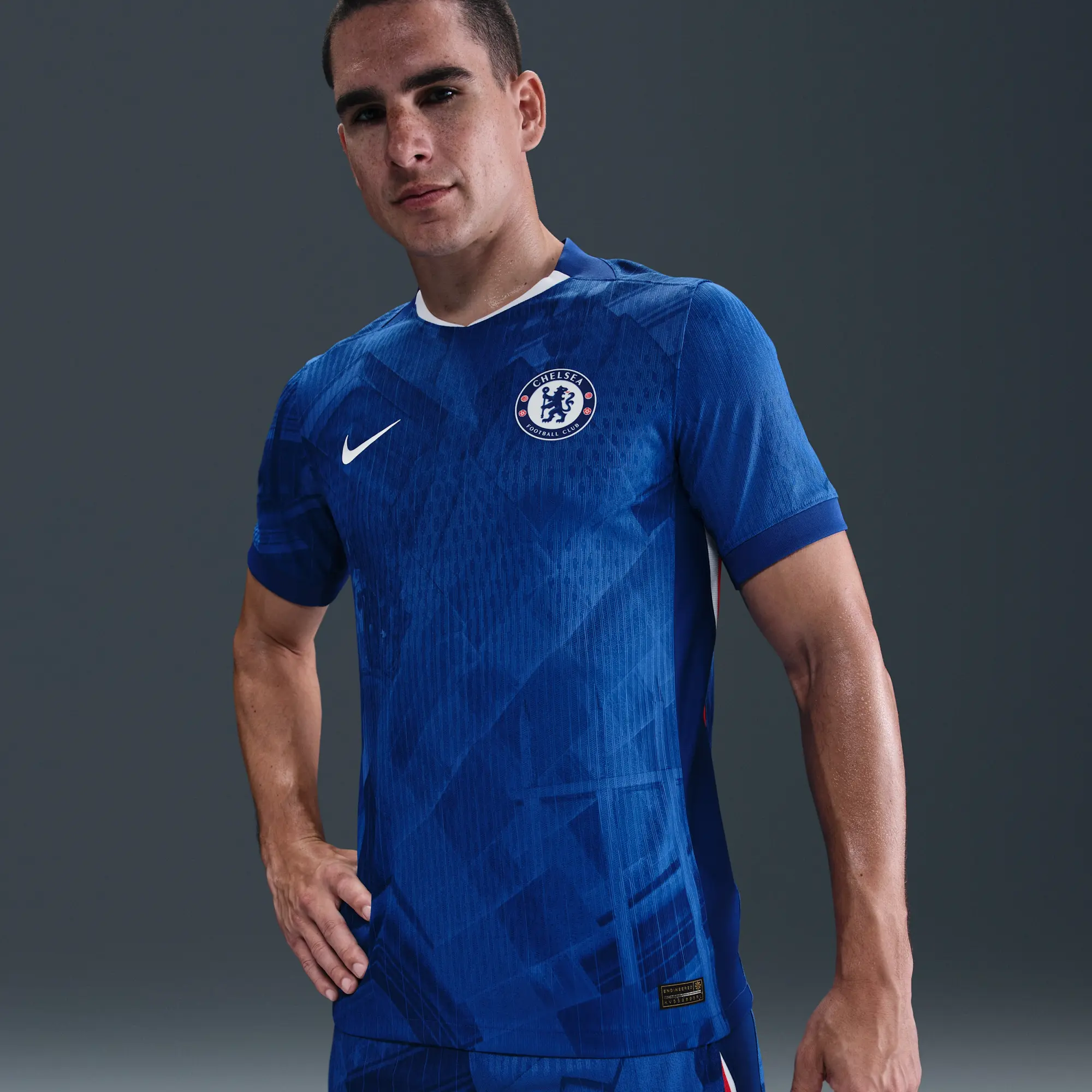 Chelsea F.C. 2025/26 Match Home Men's Nike Dri-FIT ADV Football Authentic Shirt - Blue - Polyester