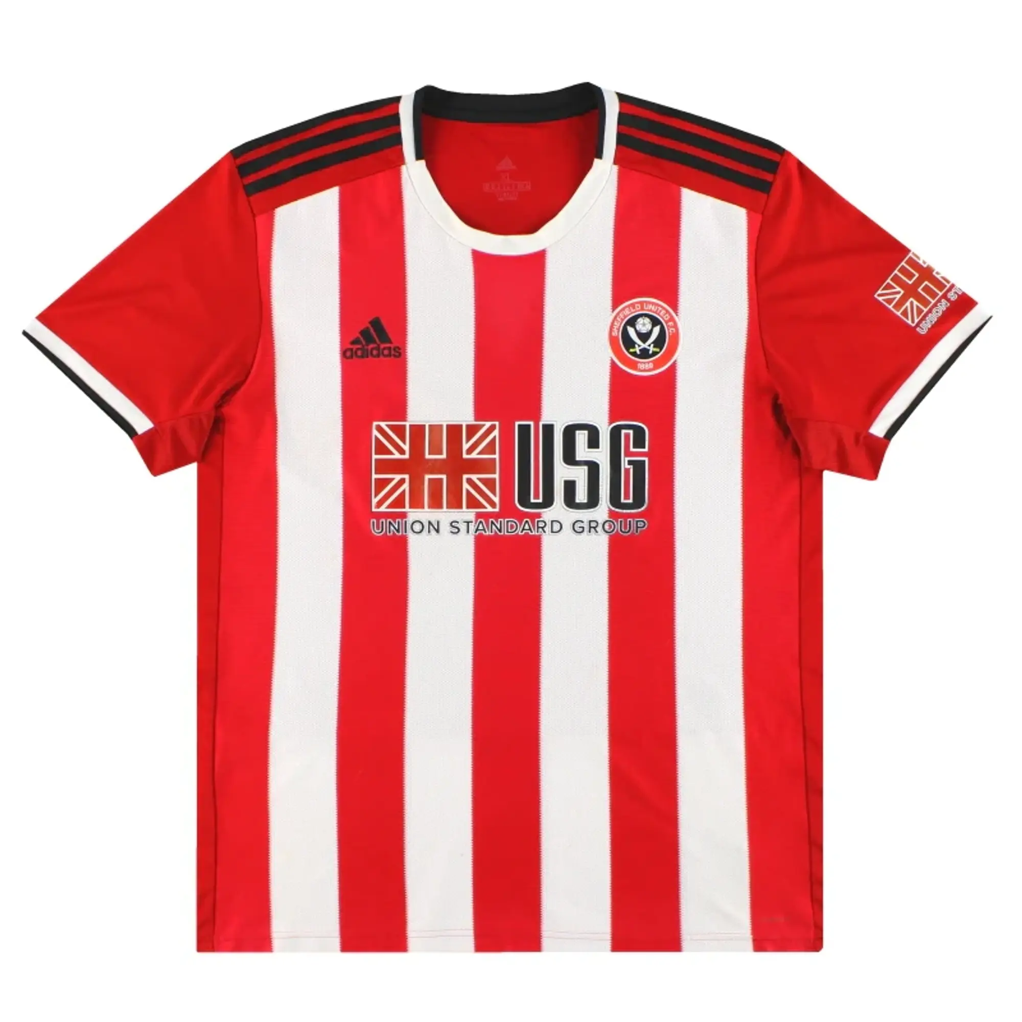 2017-18 Sheffield United adidas Home Shirt XL - Sheffield United / Very good / XL