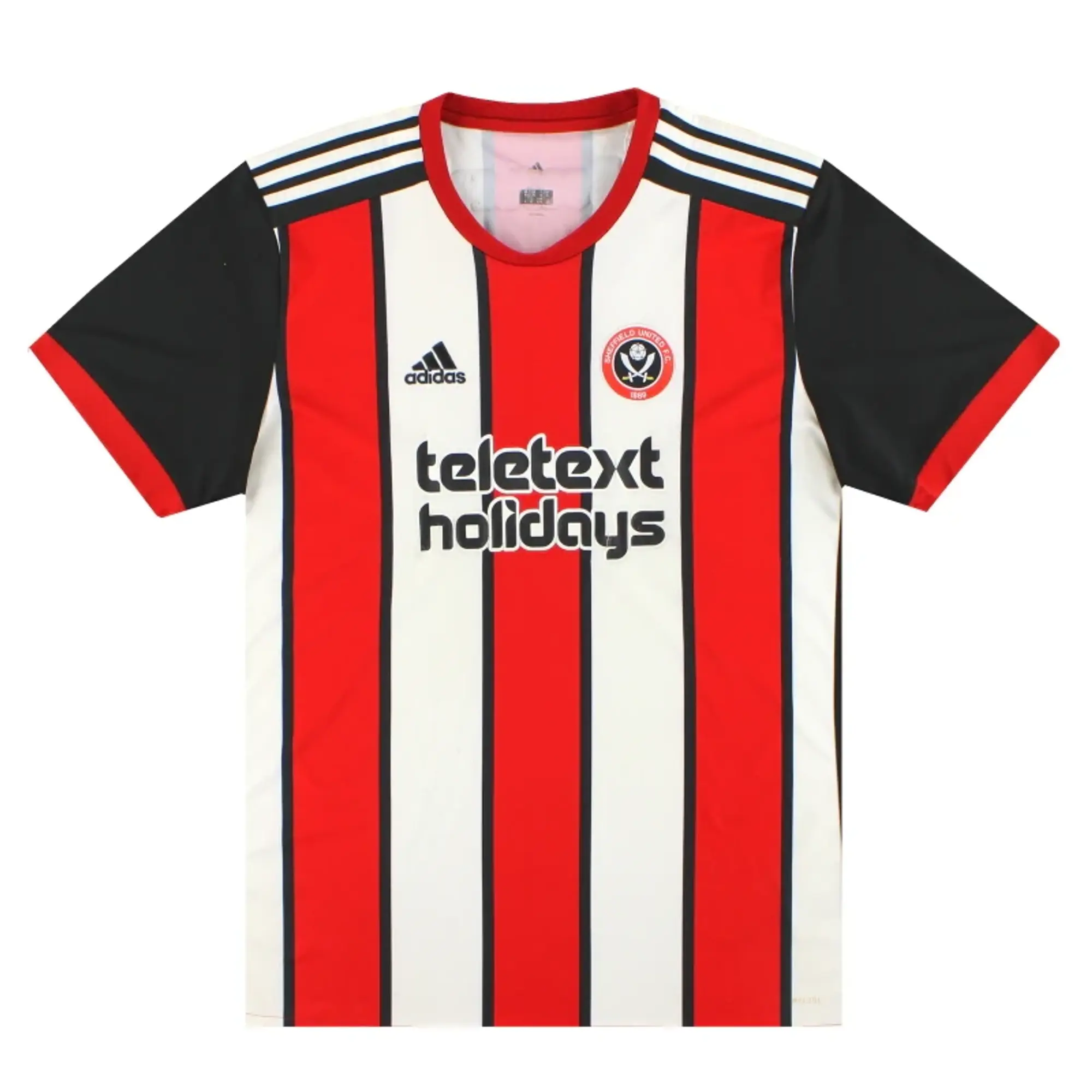 2017-18 Sheffield United adidas Home Shirt XL - Sheffield United / Very good / XL