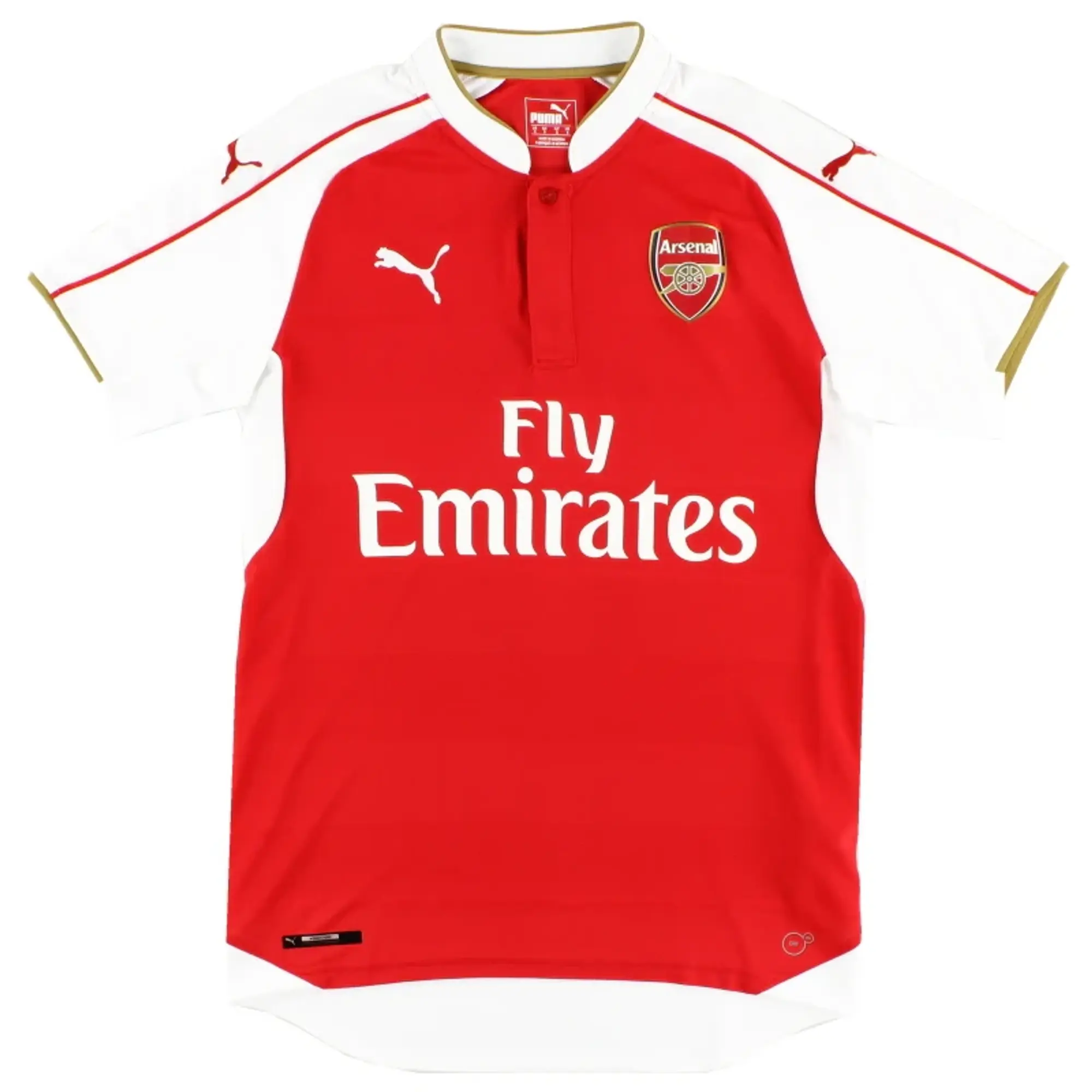 2015-16 Arsenal Puma Home Shirt M - Arsenal / Excellent / Medium