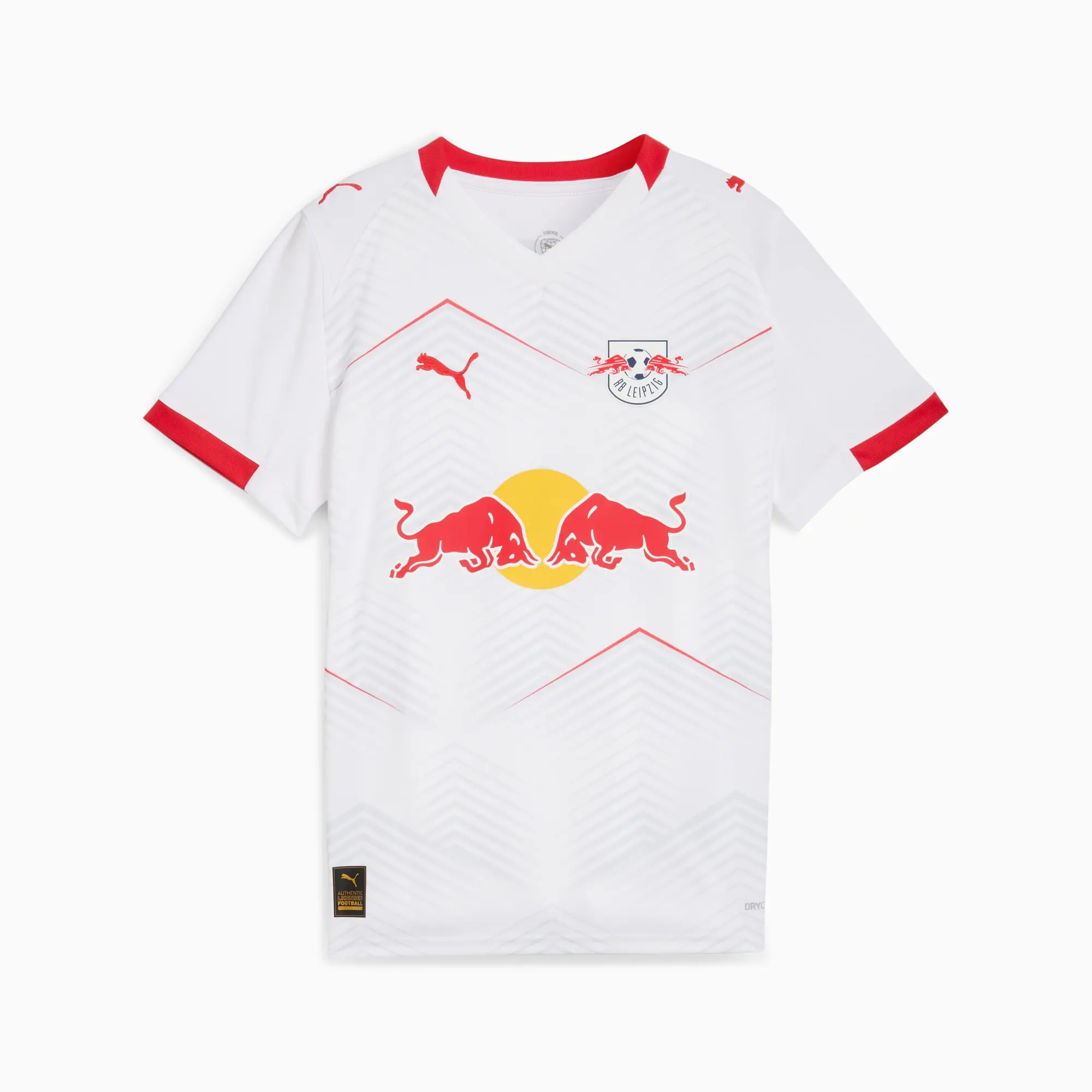 PUMA Rb Leipzig 25/26 Home Jersey Youth, White/For All Time Red, size 11-12 Youth