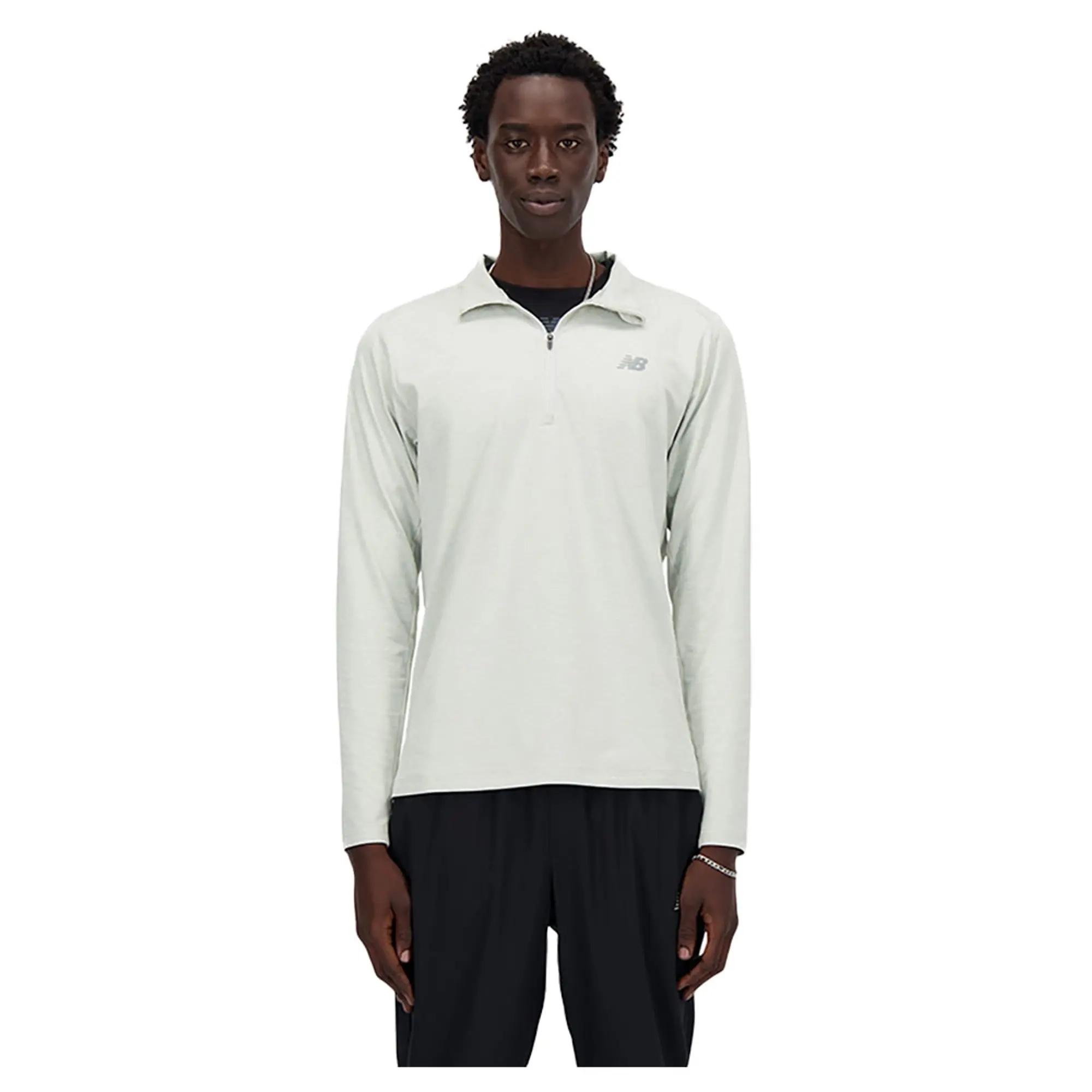 New Balance Space Dye Half Zip Sweatshirt