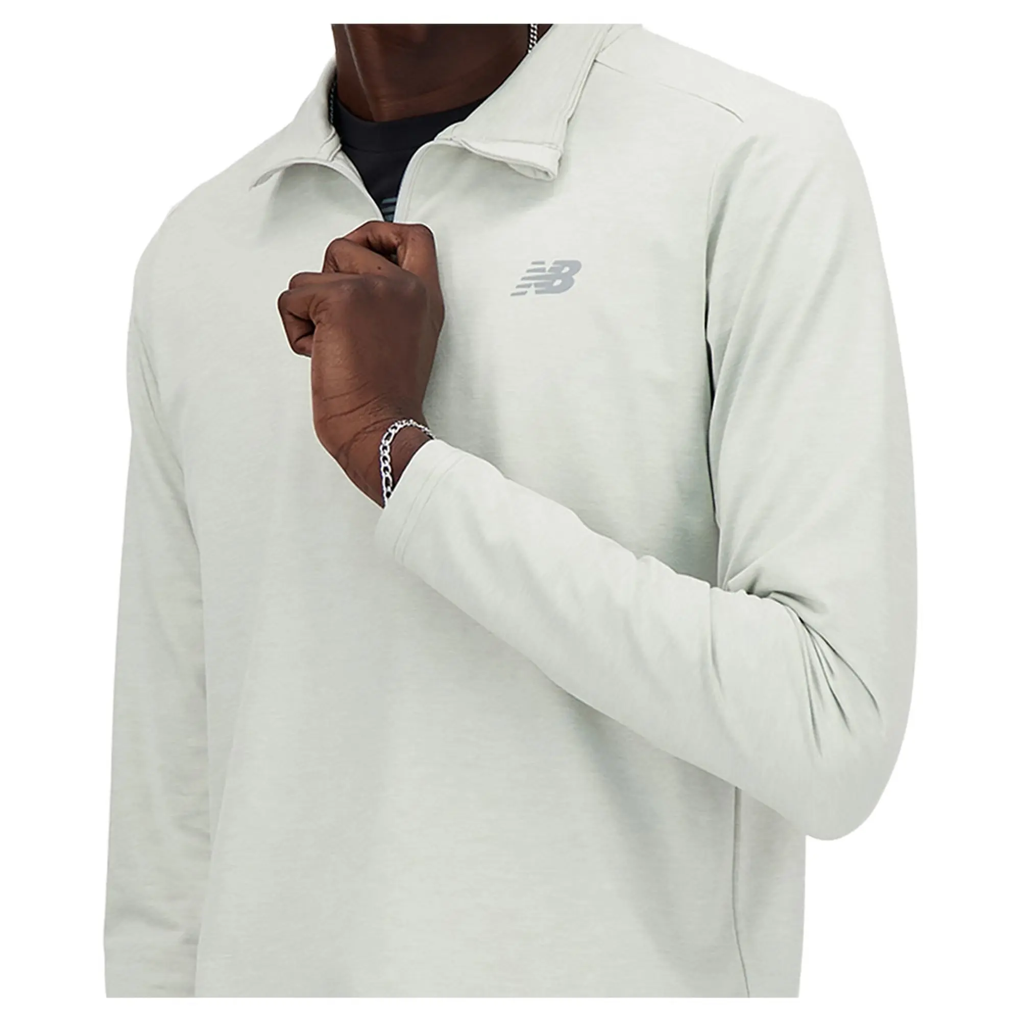 New Balance Space Dye Half Zip Sweatshirt