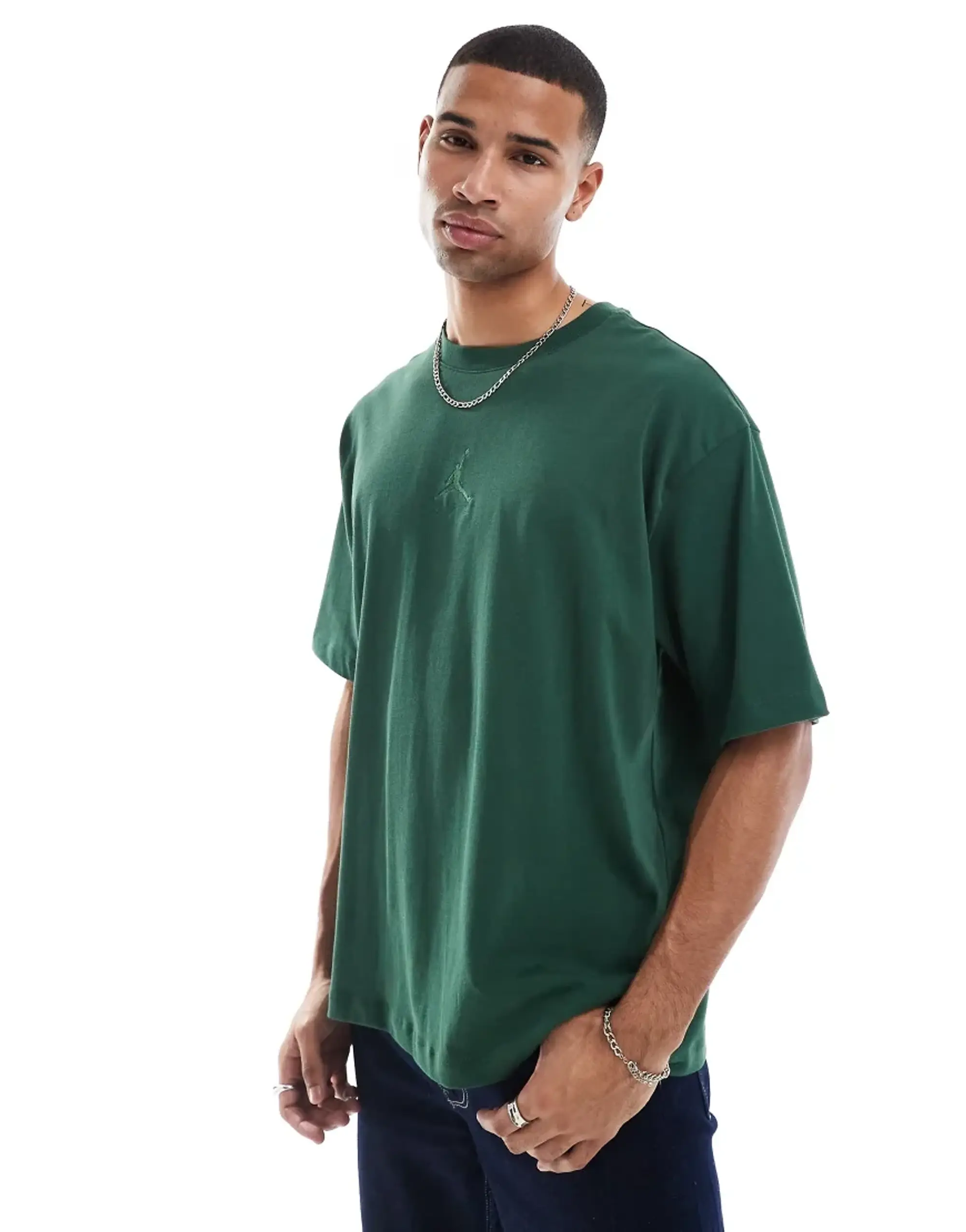 Jordan T-Shirt In Khaki-Green