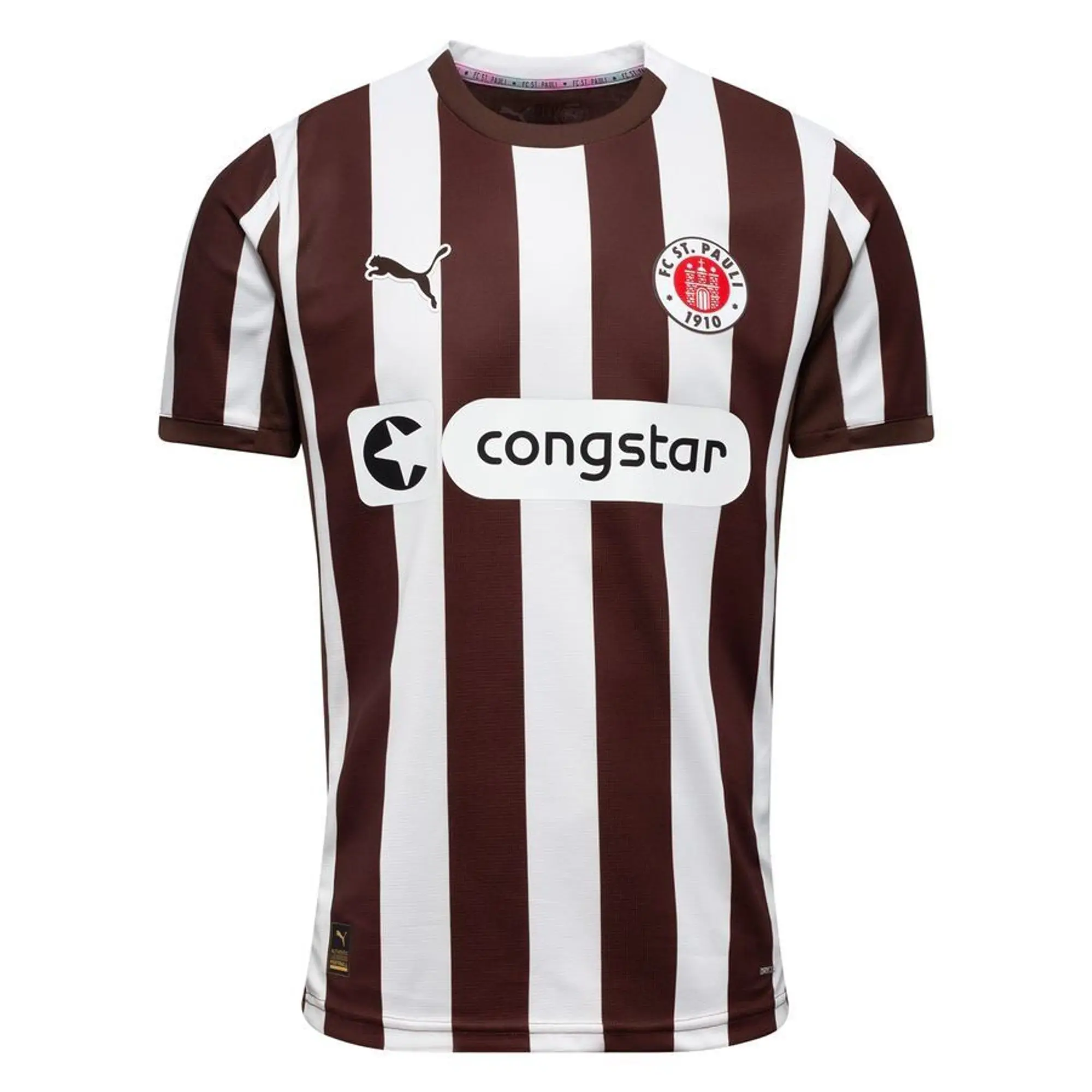 PUMA FC St. Pauli 25/26 Home Jersey Men, Espresso Brown/White