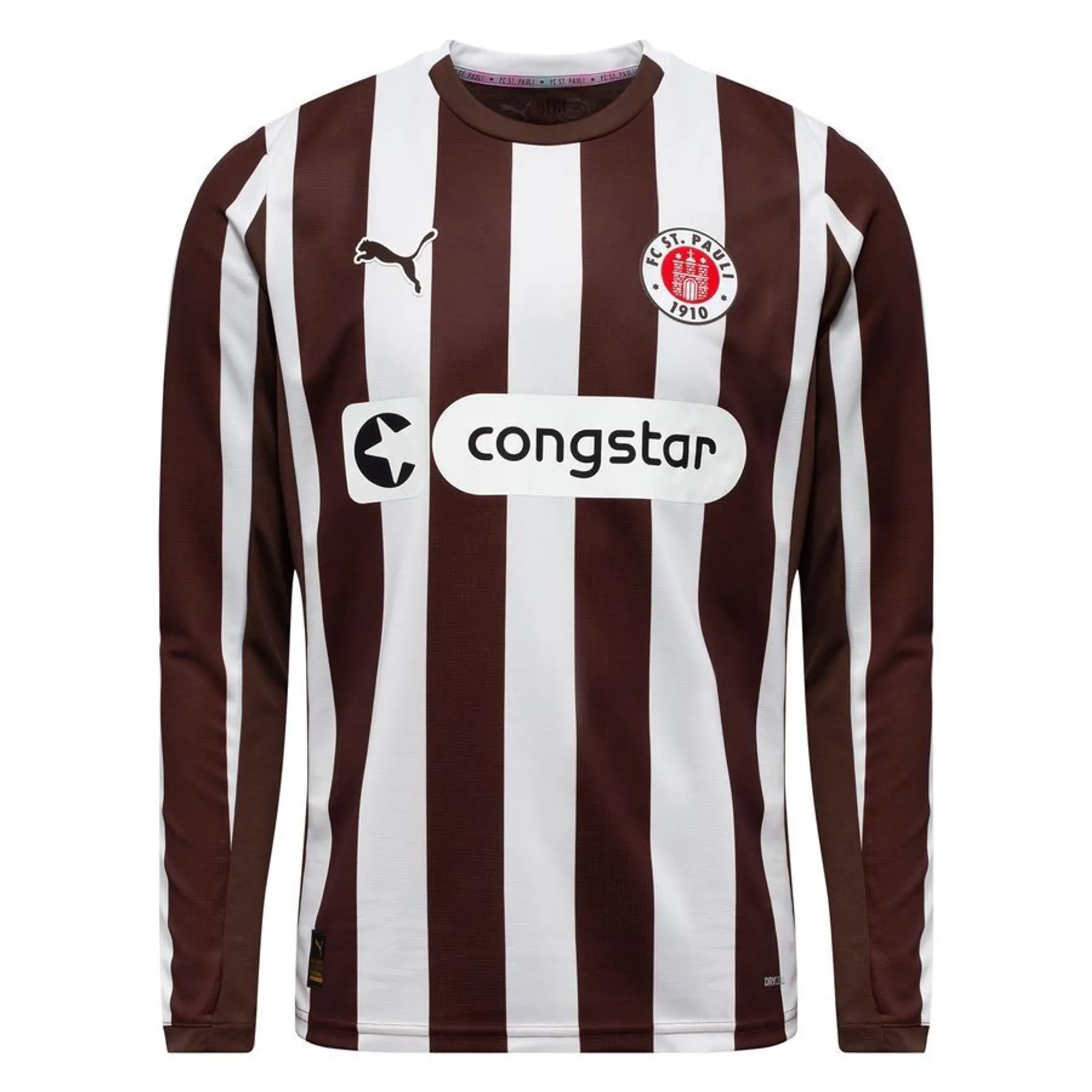 St. Pauli Home Shirt 2025/26 Long Sleeves - ['Brown']