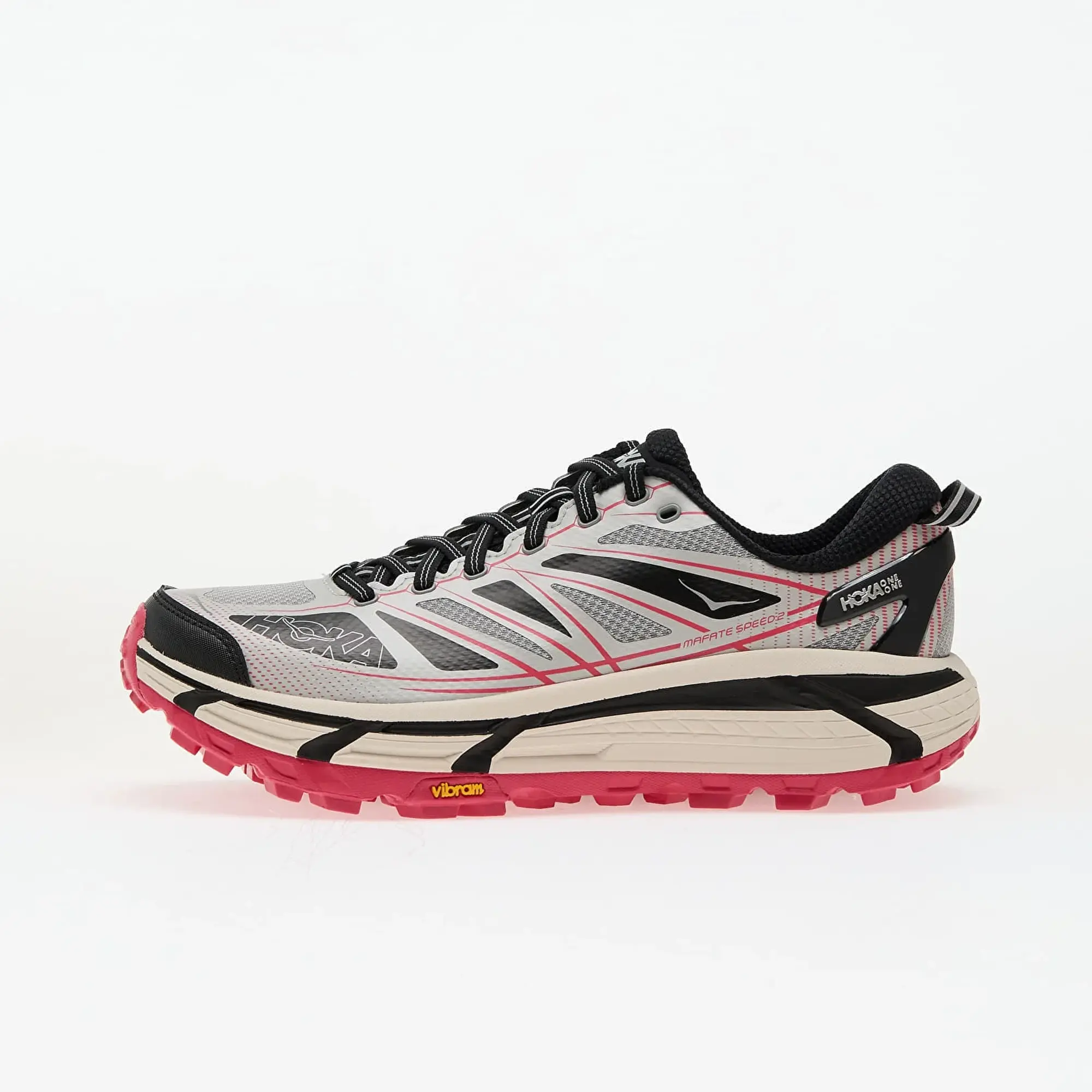 Sneakers Hoka® U Mafate Speed 2 Galactic Grey/ Ruby Red Eur 41 1/3