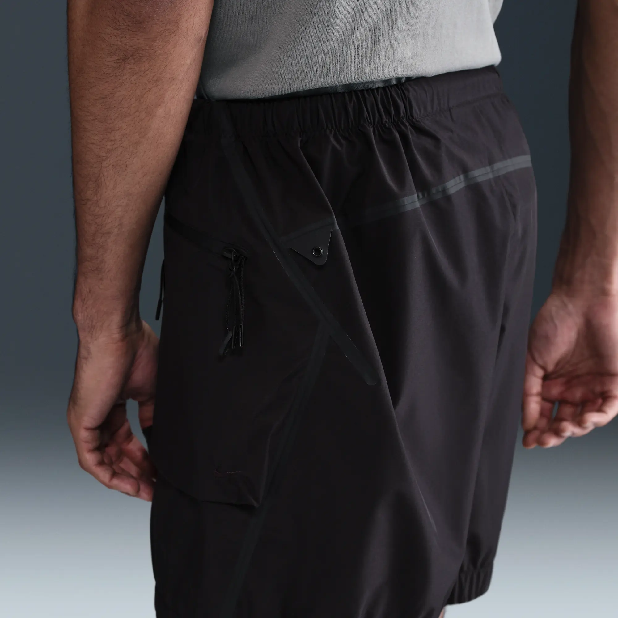 Nike Tech Men's Super-Lightweight Shorts - Black - Polyester