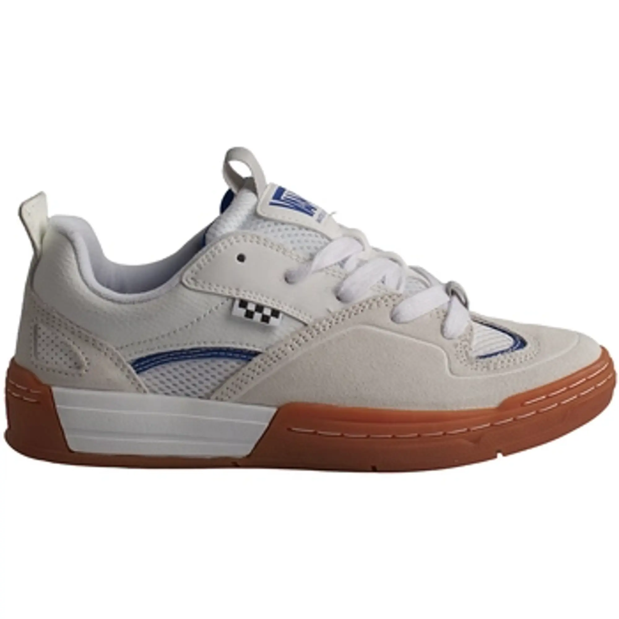 Vans  VN000CUYWHE1-WHBLU  men's Tennis Trainers (Shoes) in White