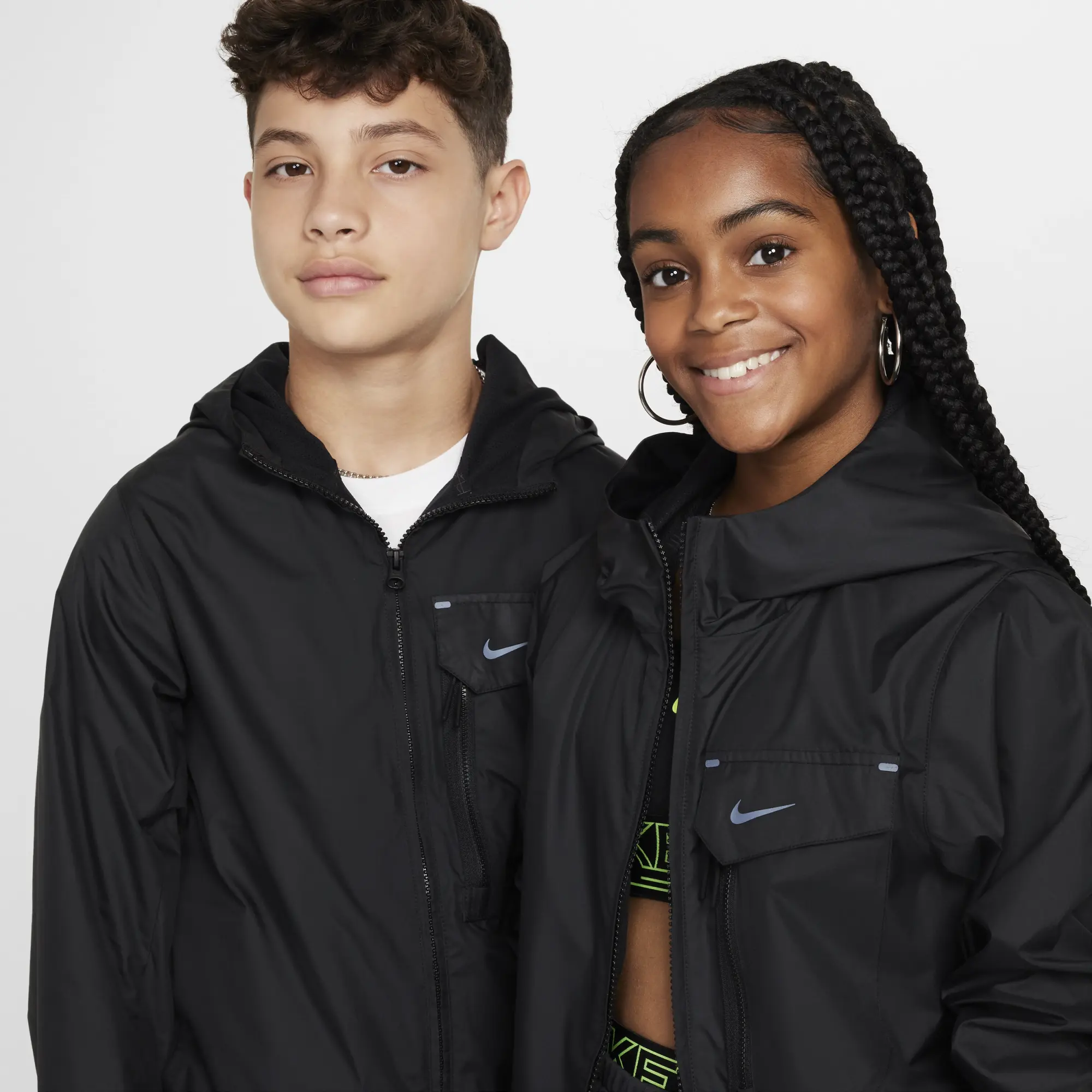 Nike Sportswear City Utility Older Kids' Jacket - Black