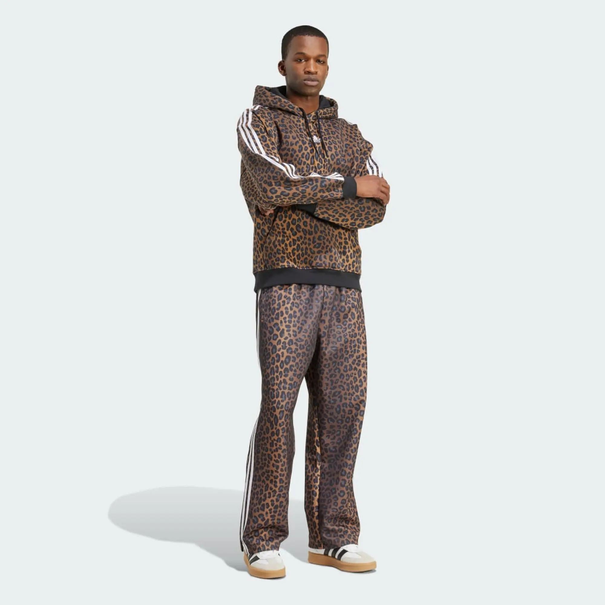 adidas Firebird Loose Leopard Track Pants