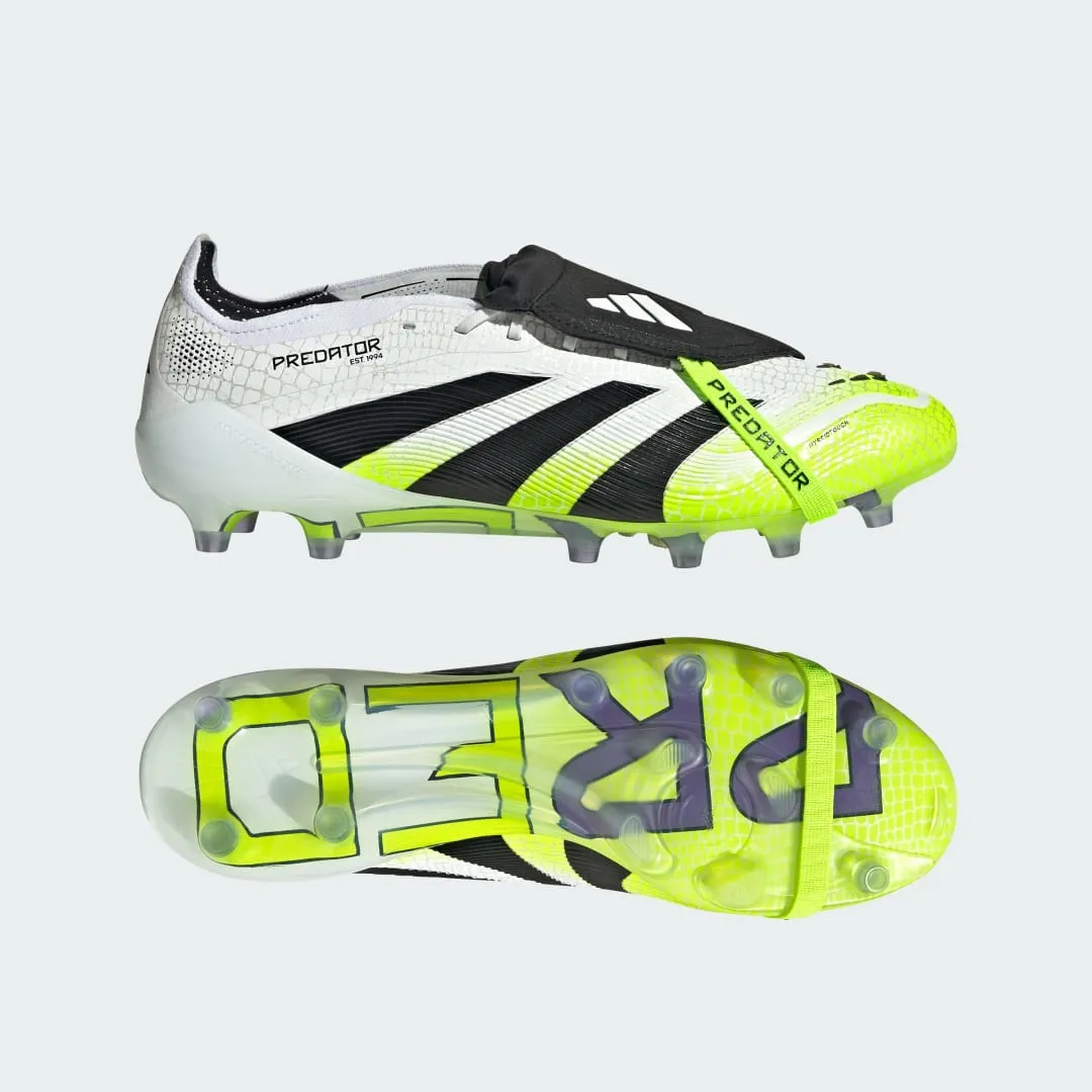 【中古美品】 PREDATOR ELITE FTAG JR4771 adidas Predator Elite Fold-Over Tongue Artificial Grass Boots