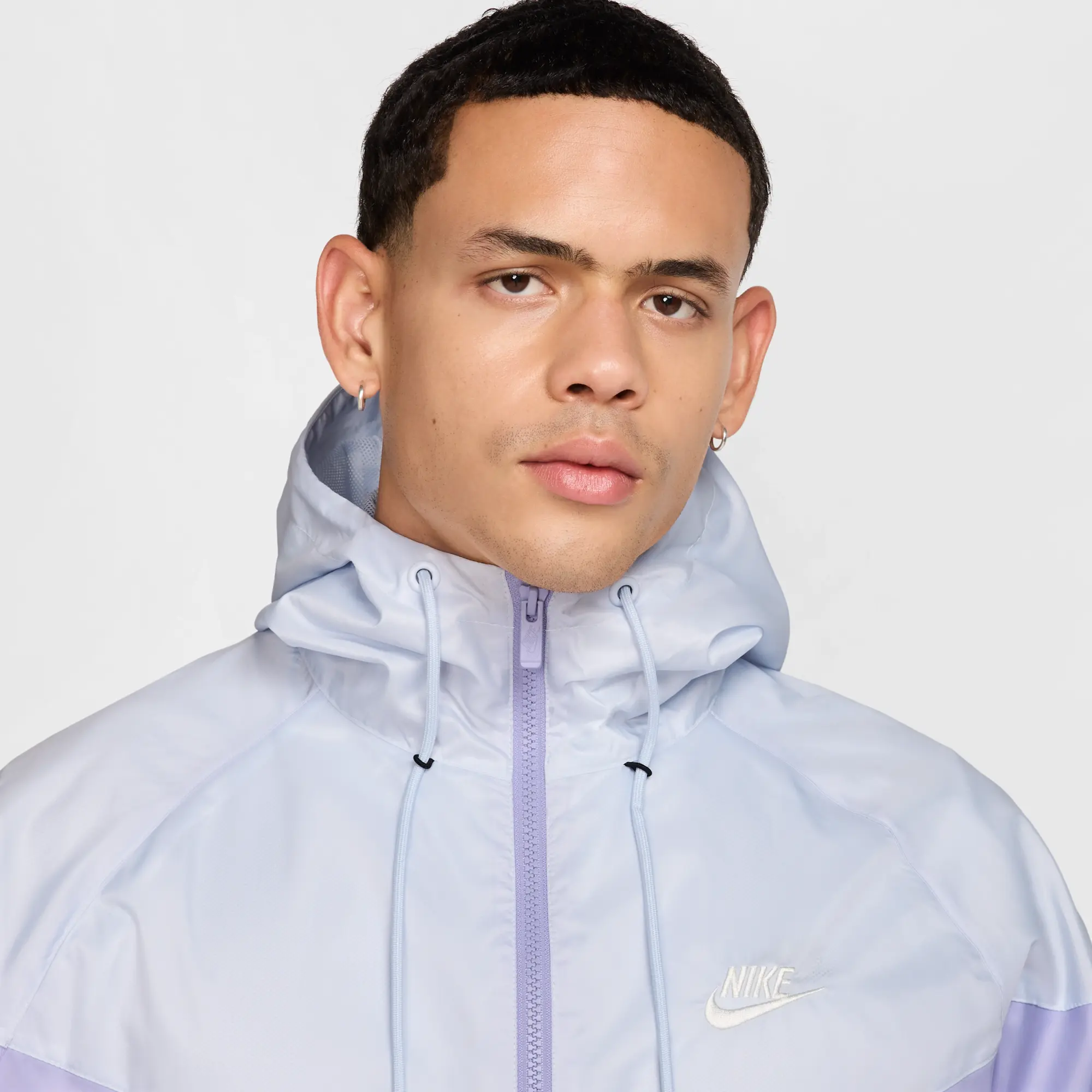 Nike Sportswear Windrunner Men's Hooded Jacket - Purple - Polyester