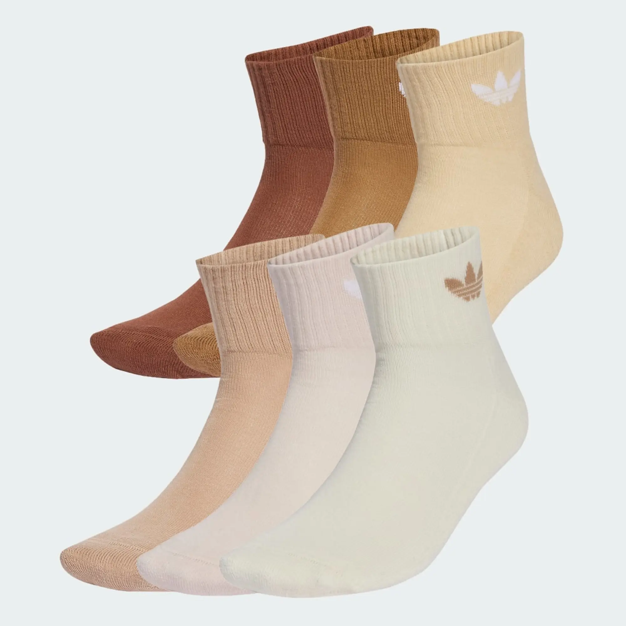 adidas Mid Ankle Socks 6 Pairs